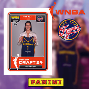 Panini WNBA 2024 Caitlin Clark Indiana Fever Draft #1 Rookie Card