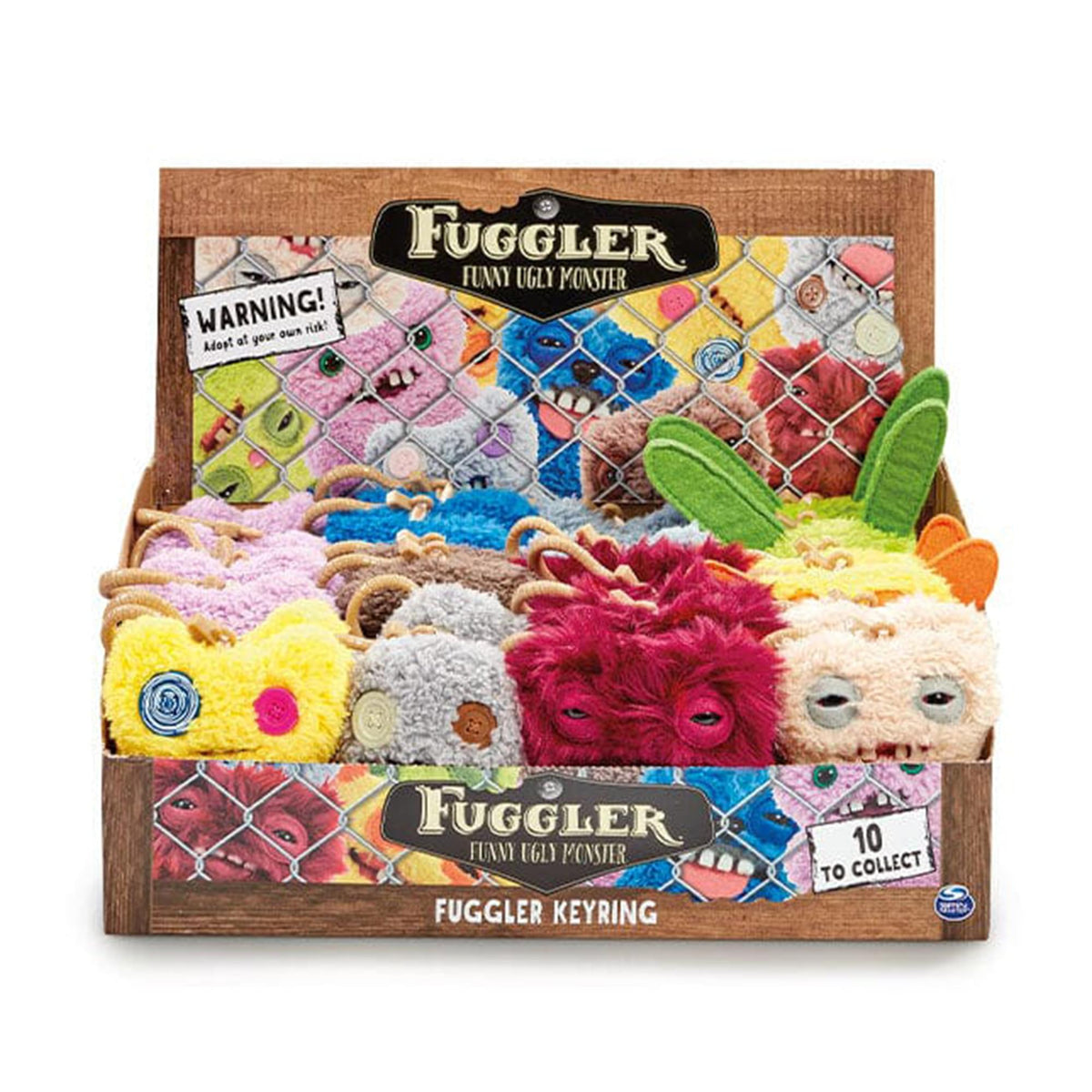 Fugglers Plush Clip On Wave 1 | Yellow | Free Shipping