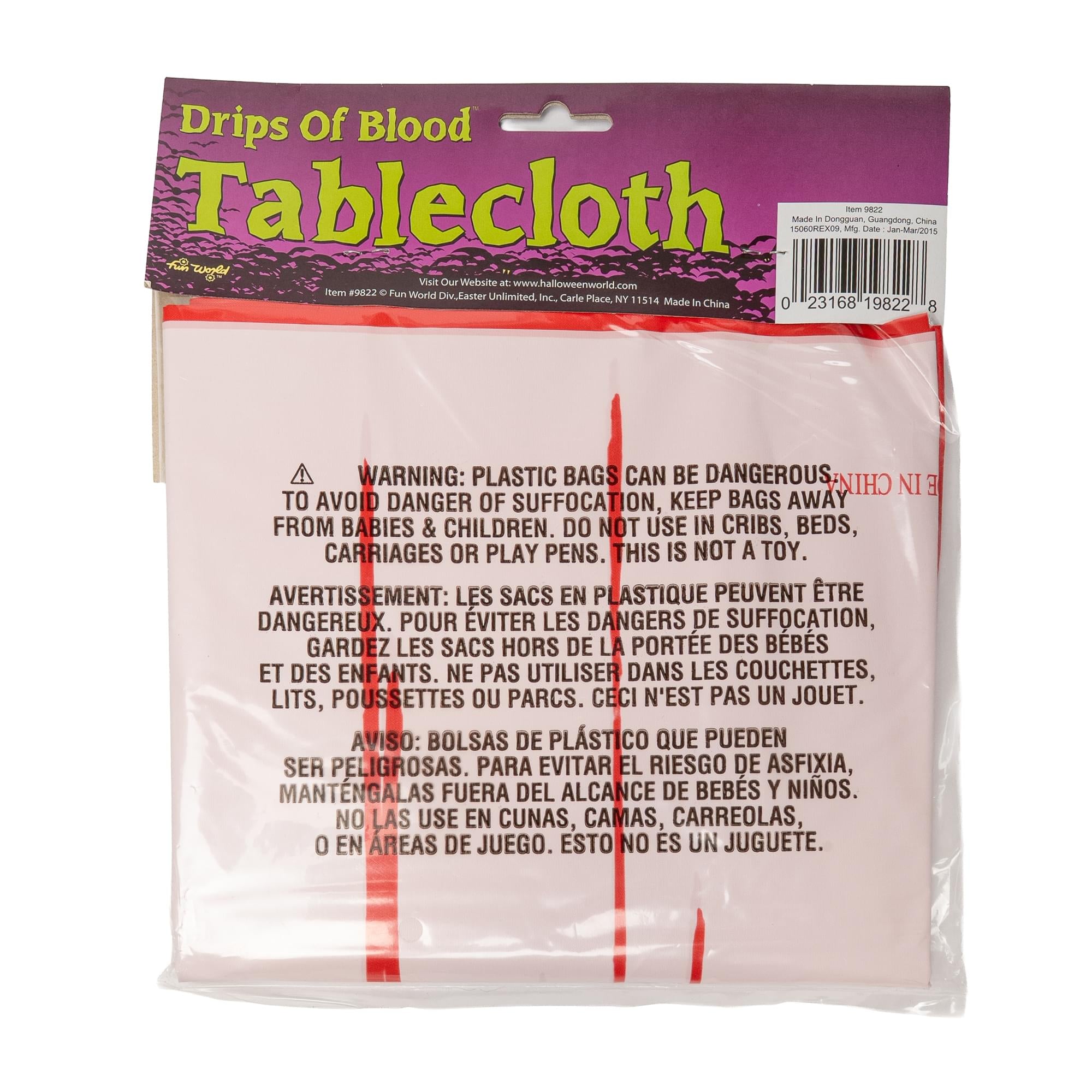 Halloween Bloody Tablecloth Decoration
