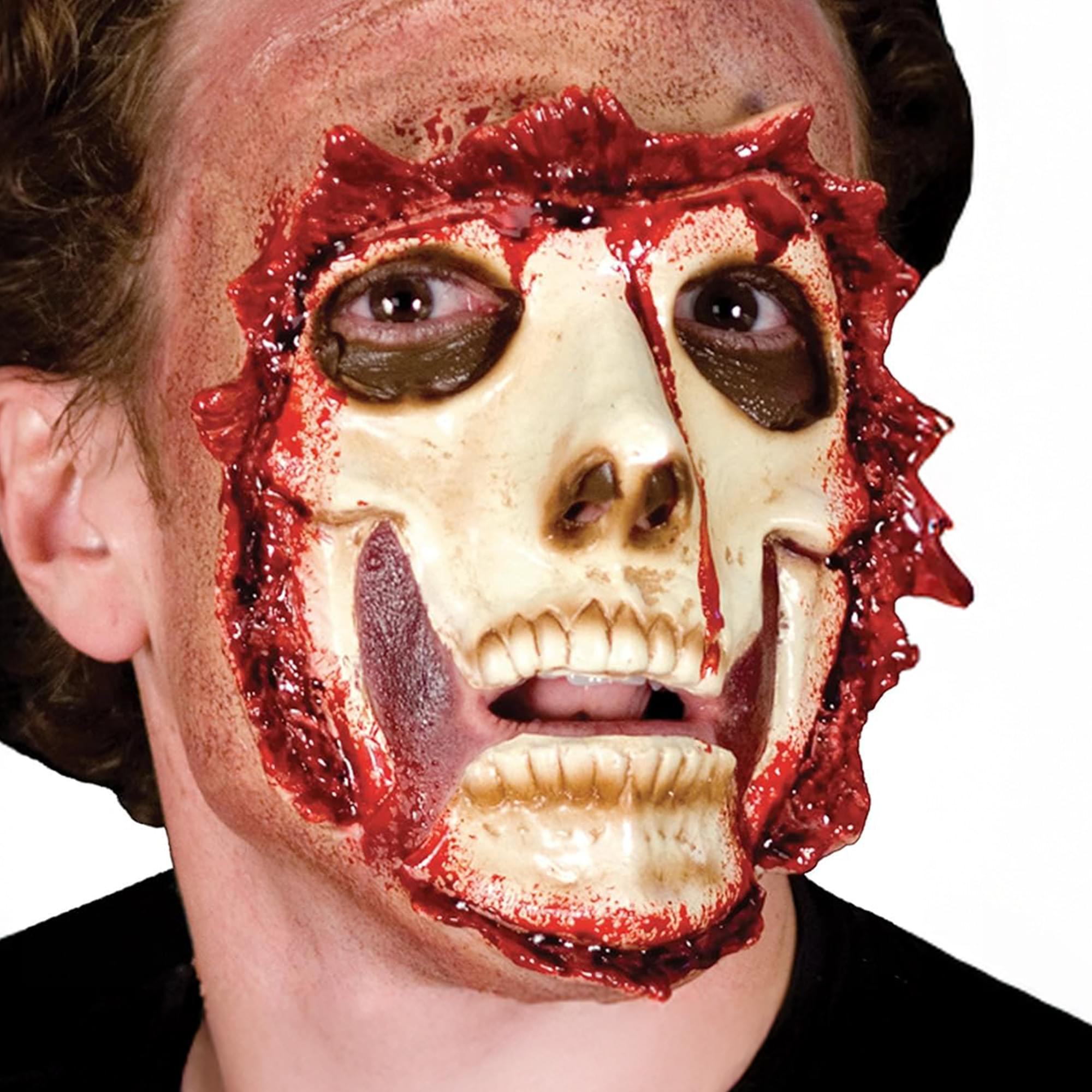 Woochie Blasted Face SFX Adult Costume Fave Transfer
