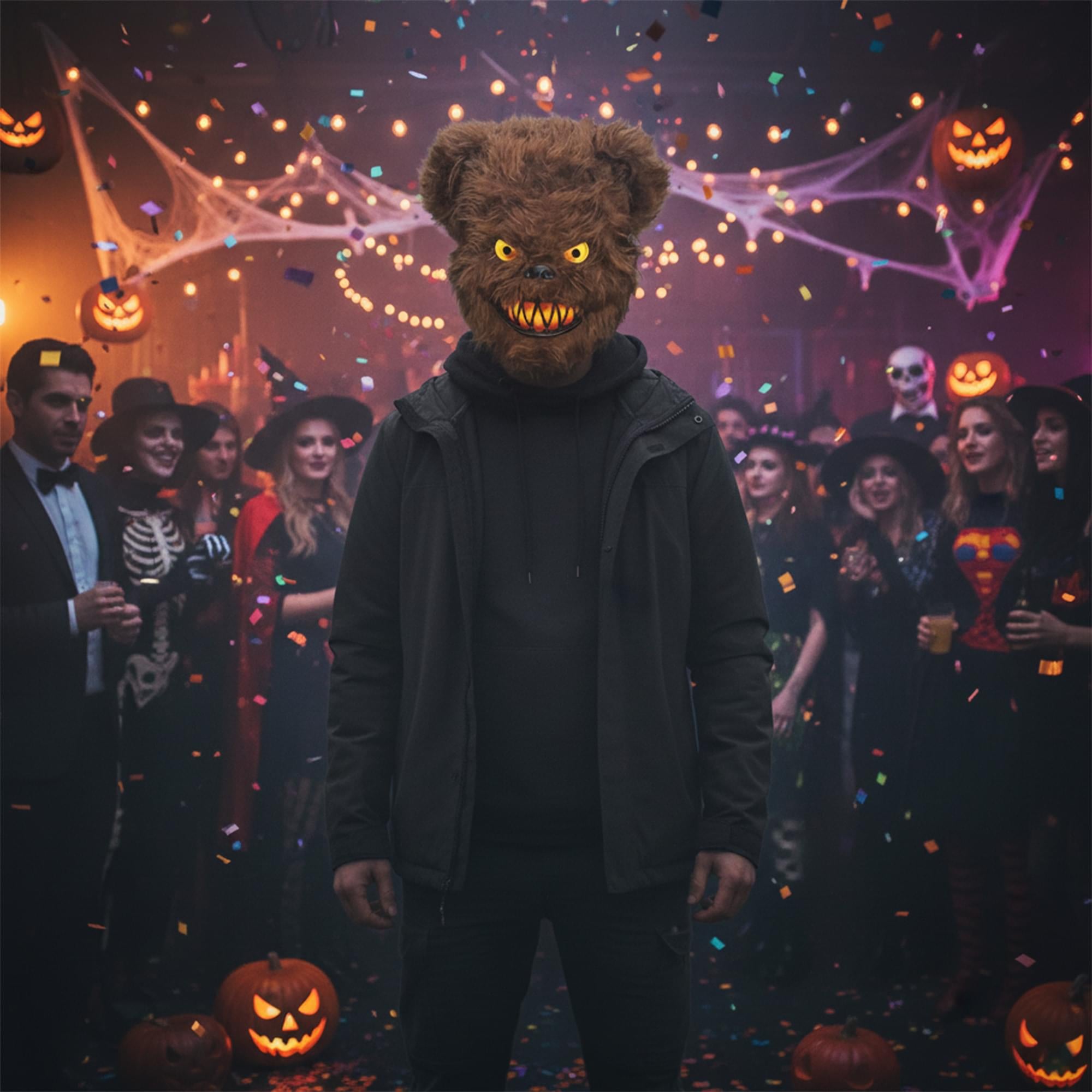 Killer Bear Adult Costume Mask