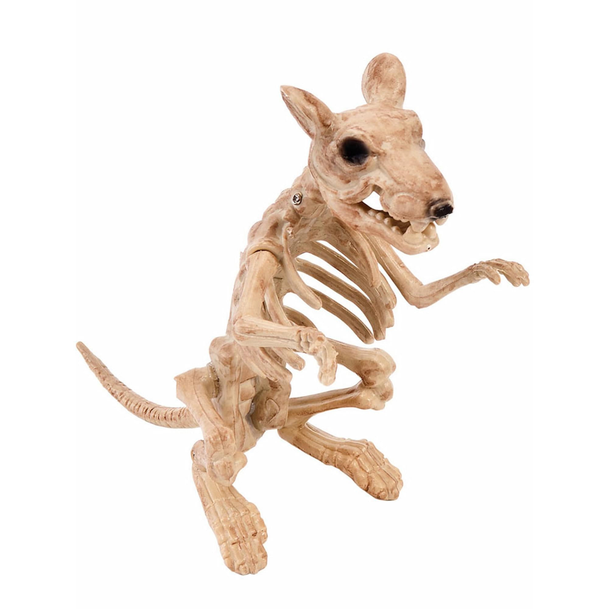 Skeleton Rat 11 Inch Plastic Halloween Decoration