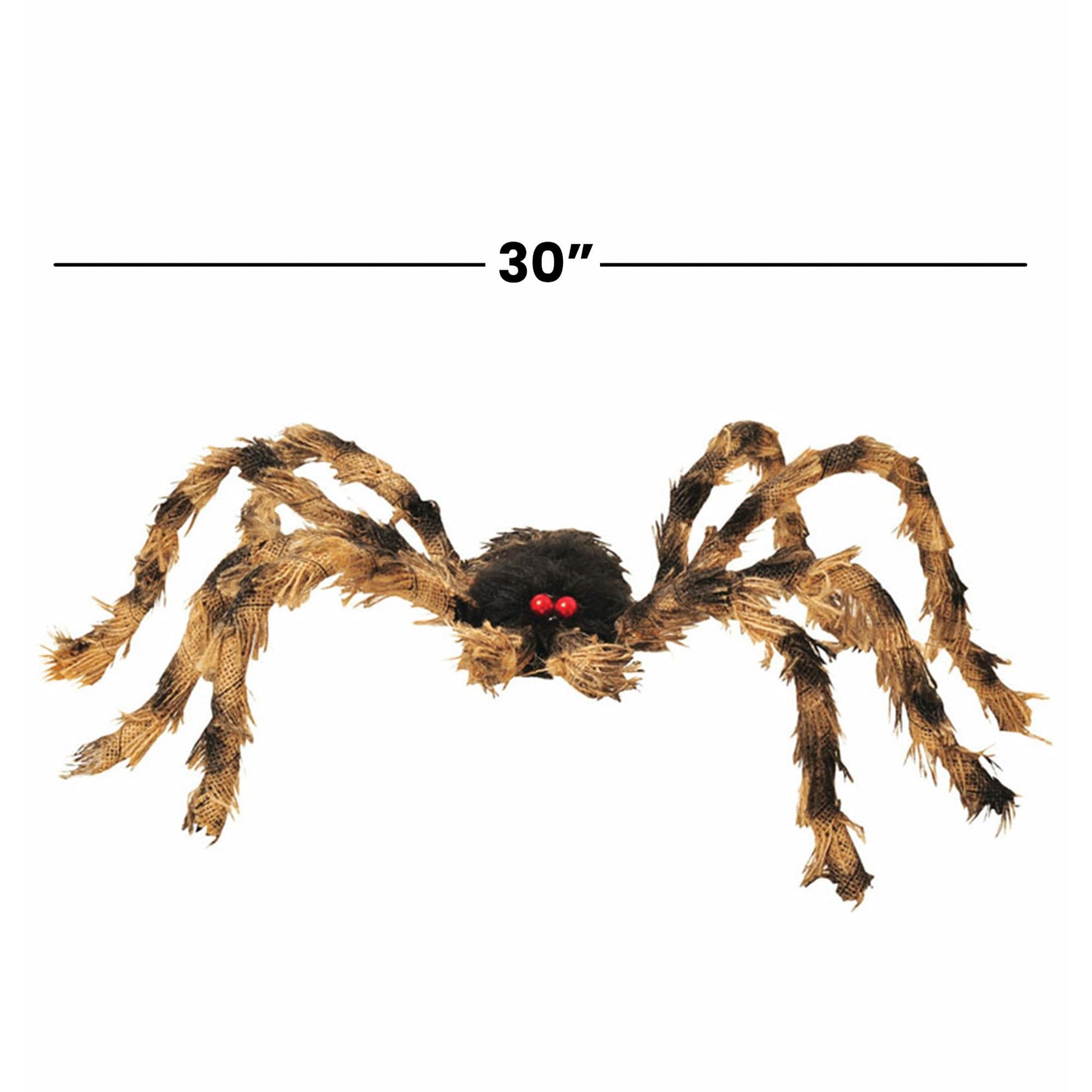 Giant Poseable Tarantula Halloween Decor | 30 Inches