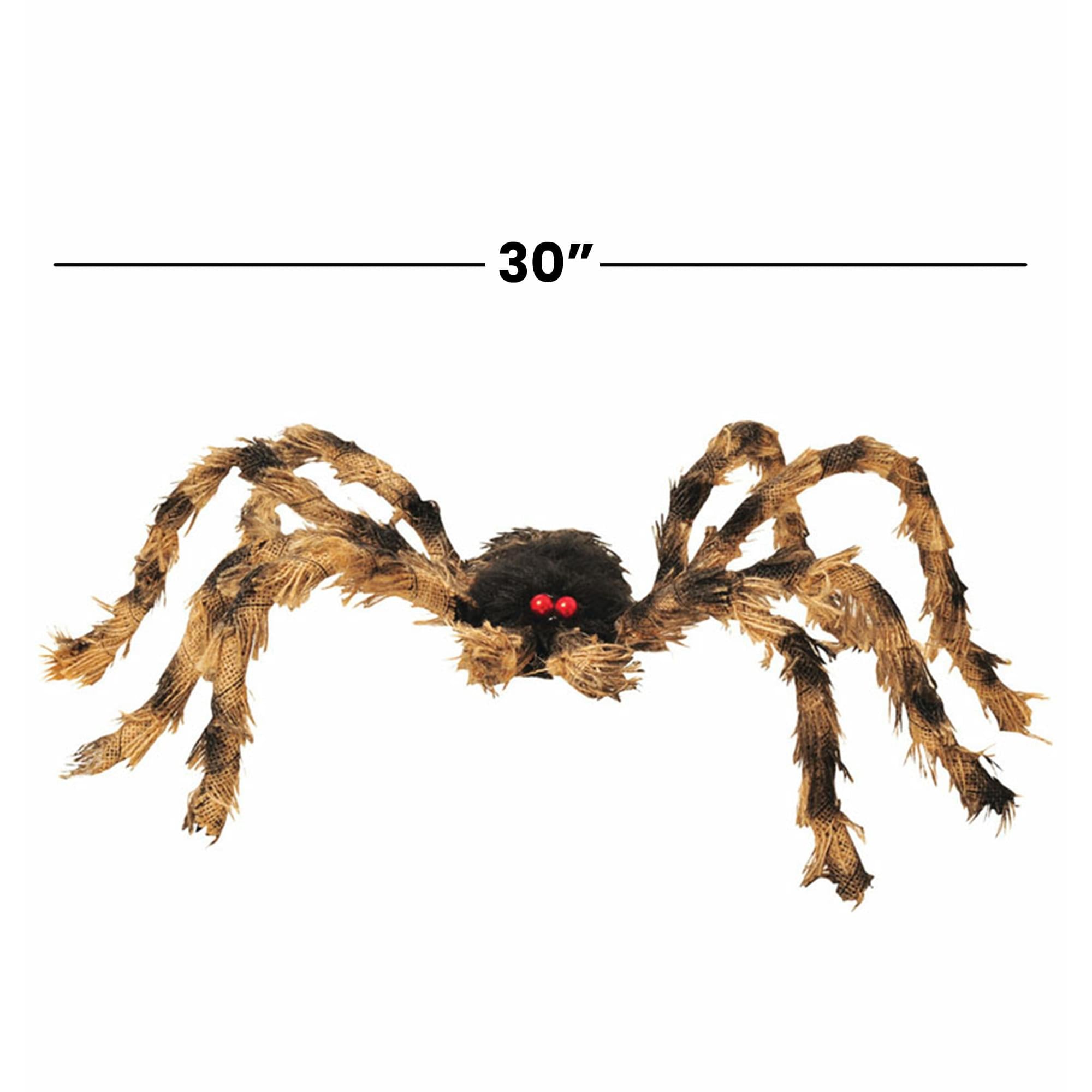 Giant Poseable Tarantula Halloween Decor | 30 Inches