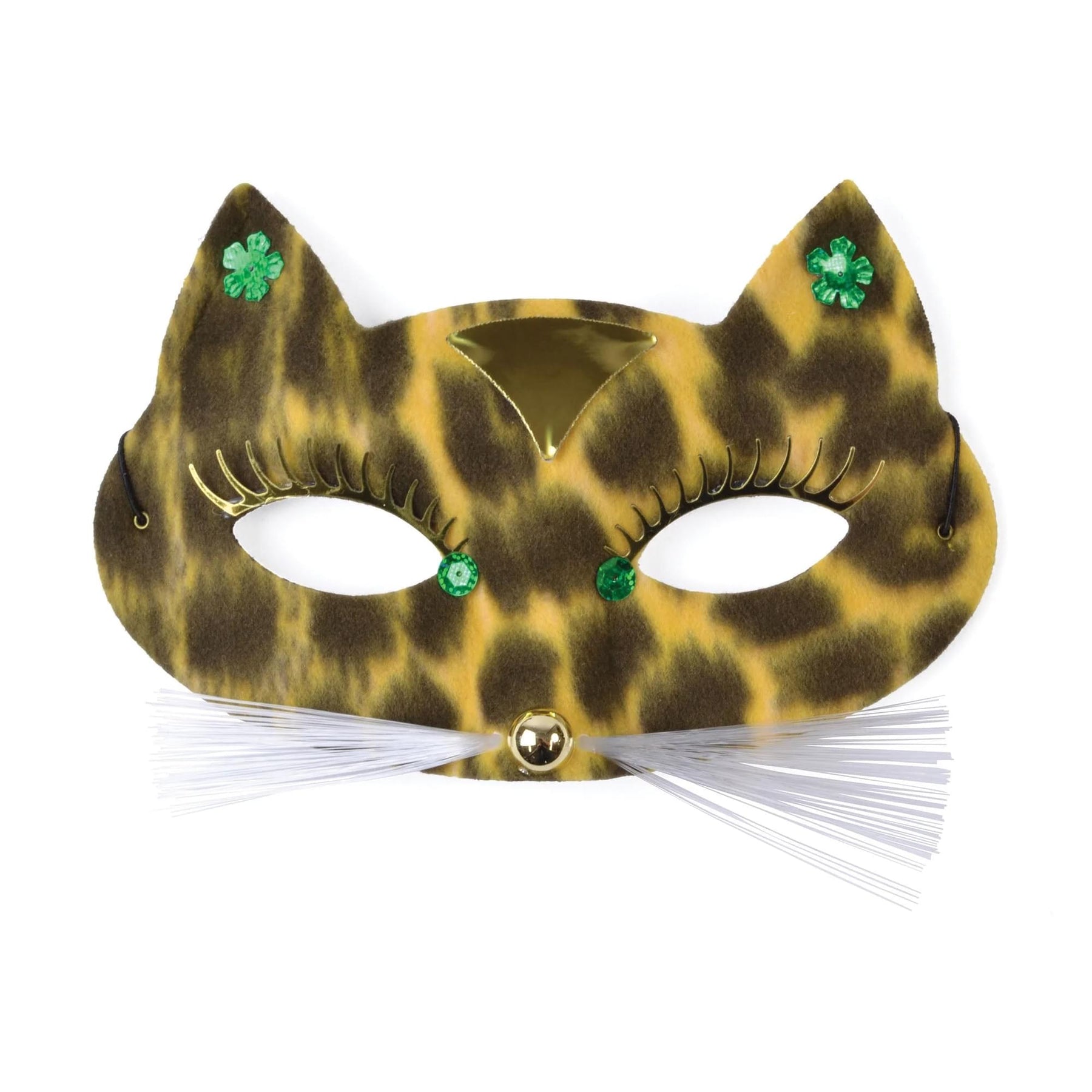 Leopard Cat Adult Costume Half Mask