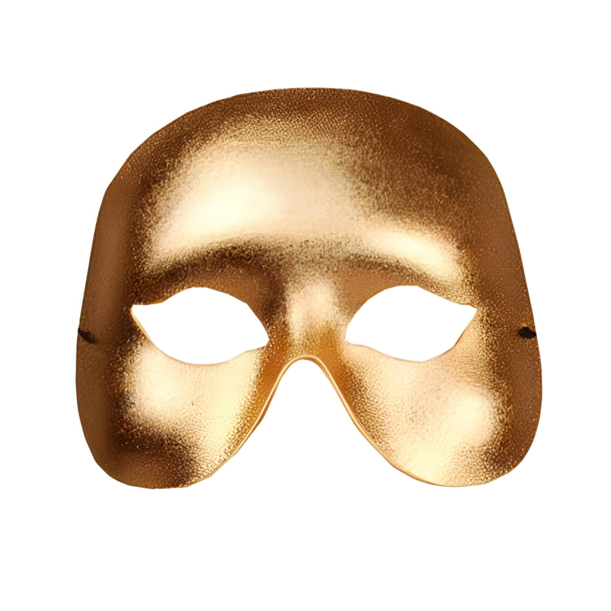 Gold Cocktail Adult Costume Half Mask