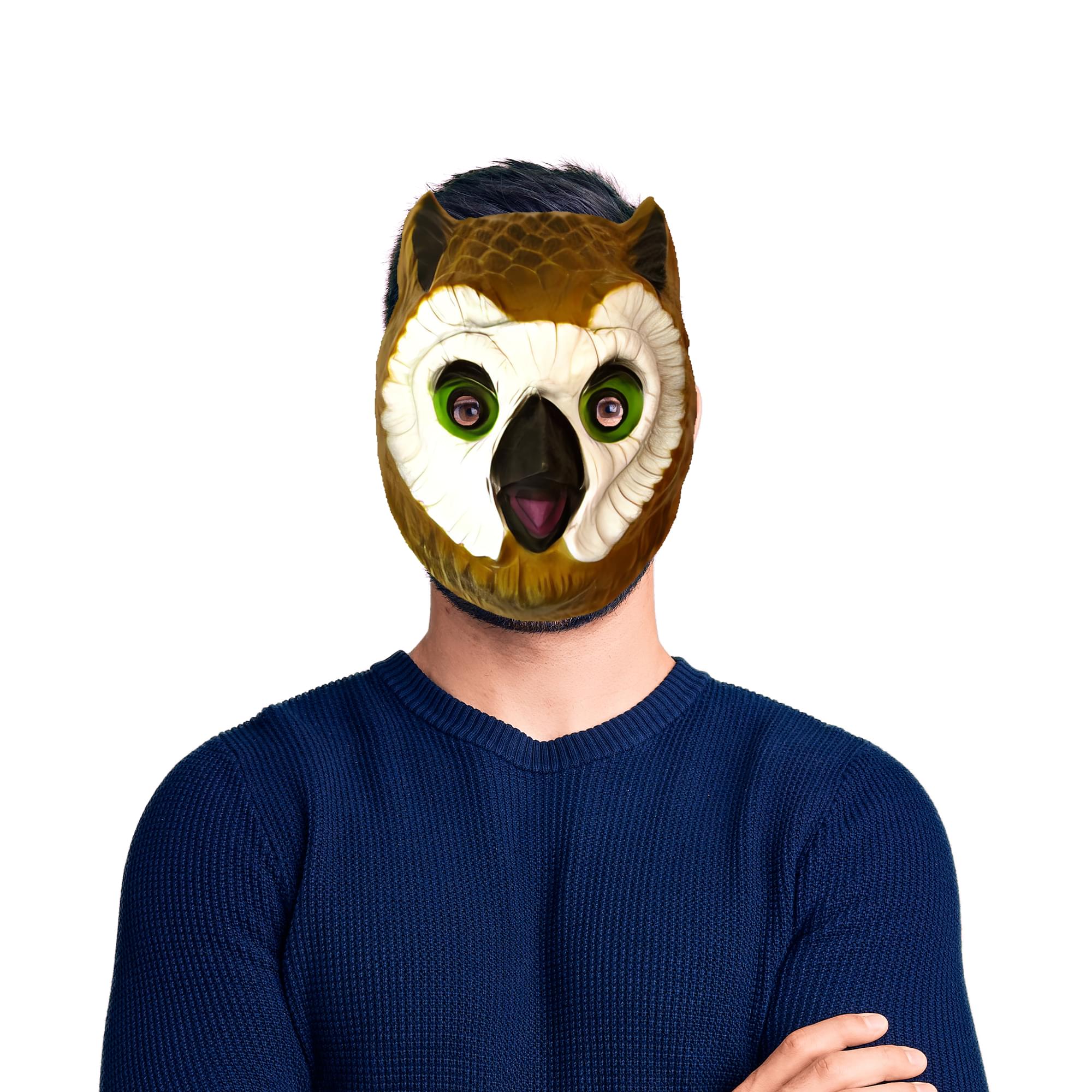 Owl Adult Costume Mask