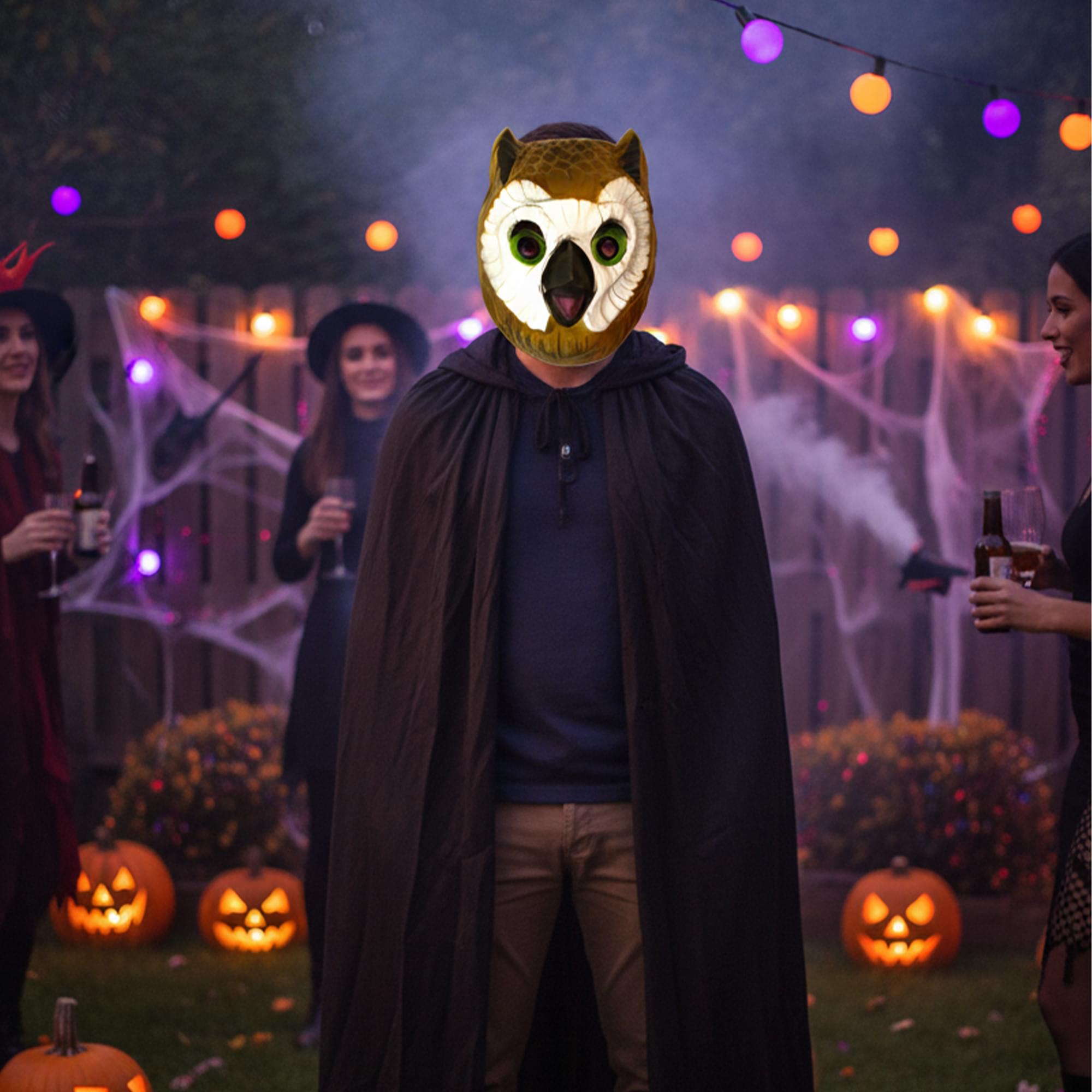 Owl Adult Costume Mask