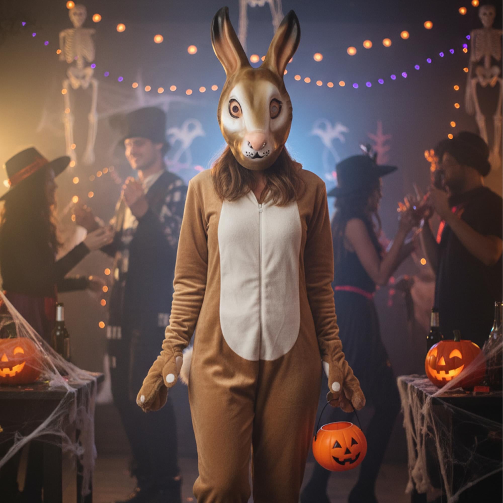 Hare Adult Costume Mask
