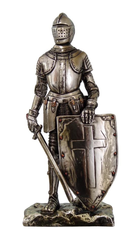 Medieval Knight Standing 7" Statue 8718
