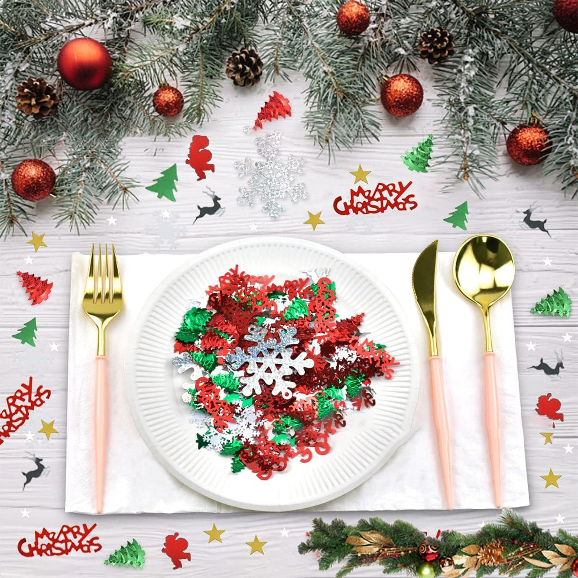 Christmas Confetti Adult Costume