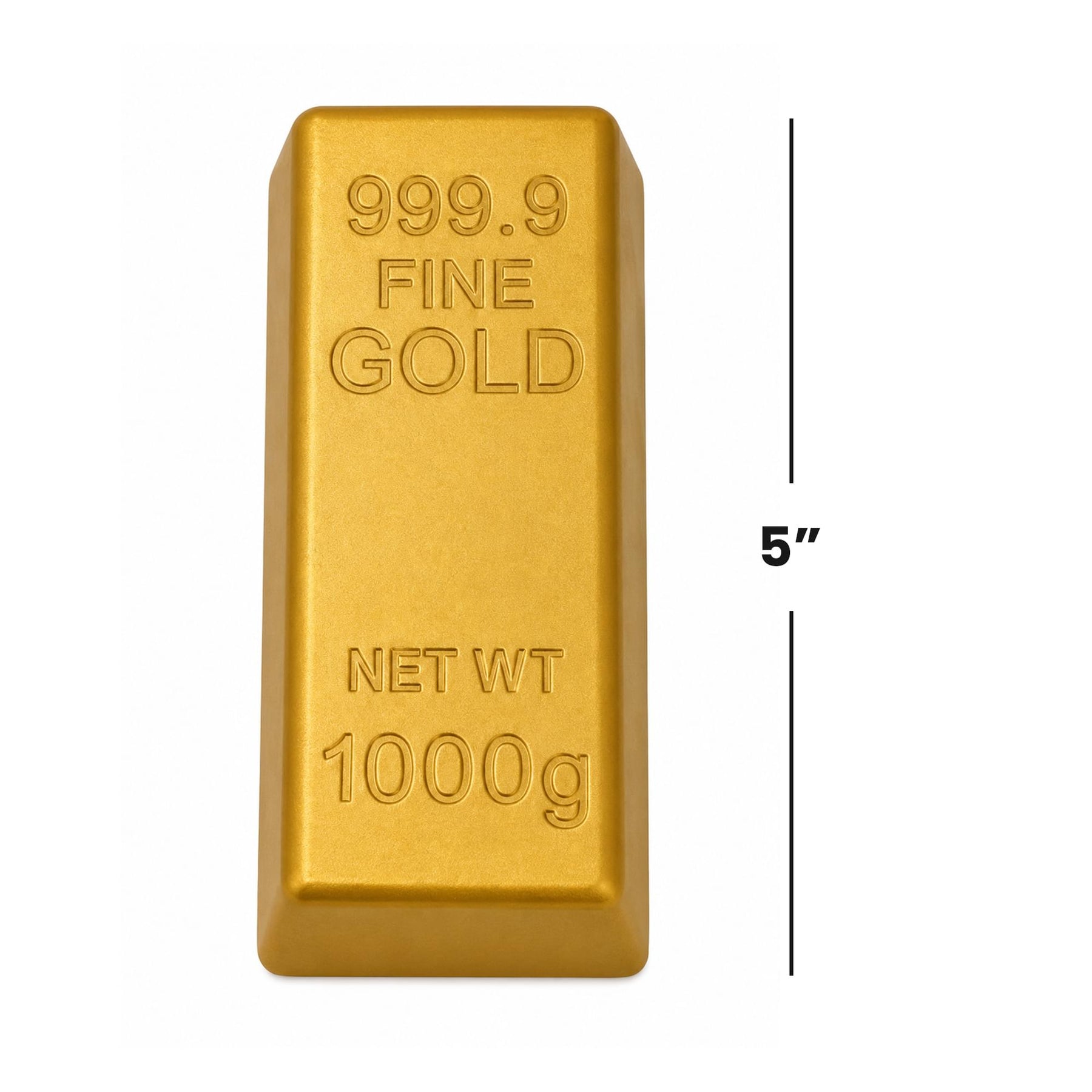 Gold Bar 5-Inch Squishy Stress Reliever