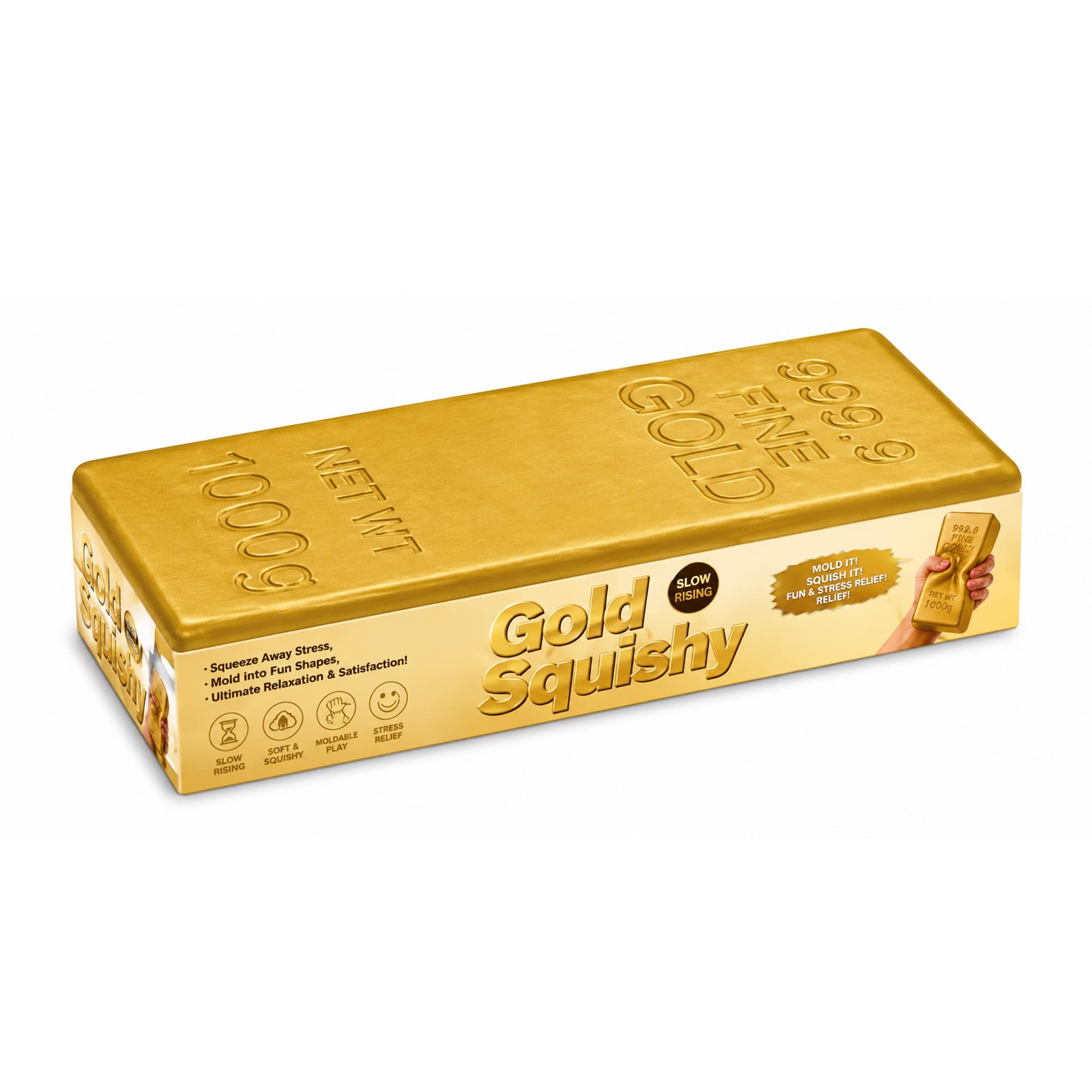 Gold Bar 5-Inch Squishy Stress Reliever