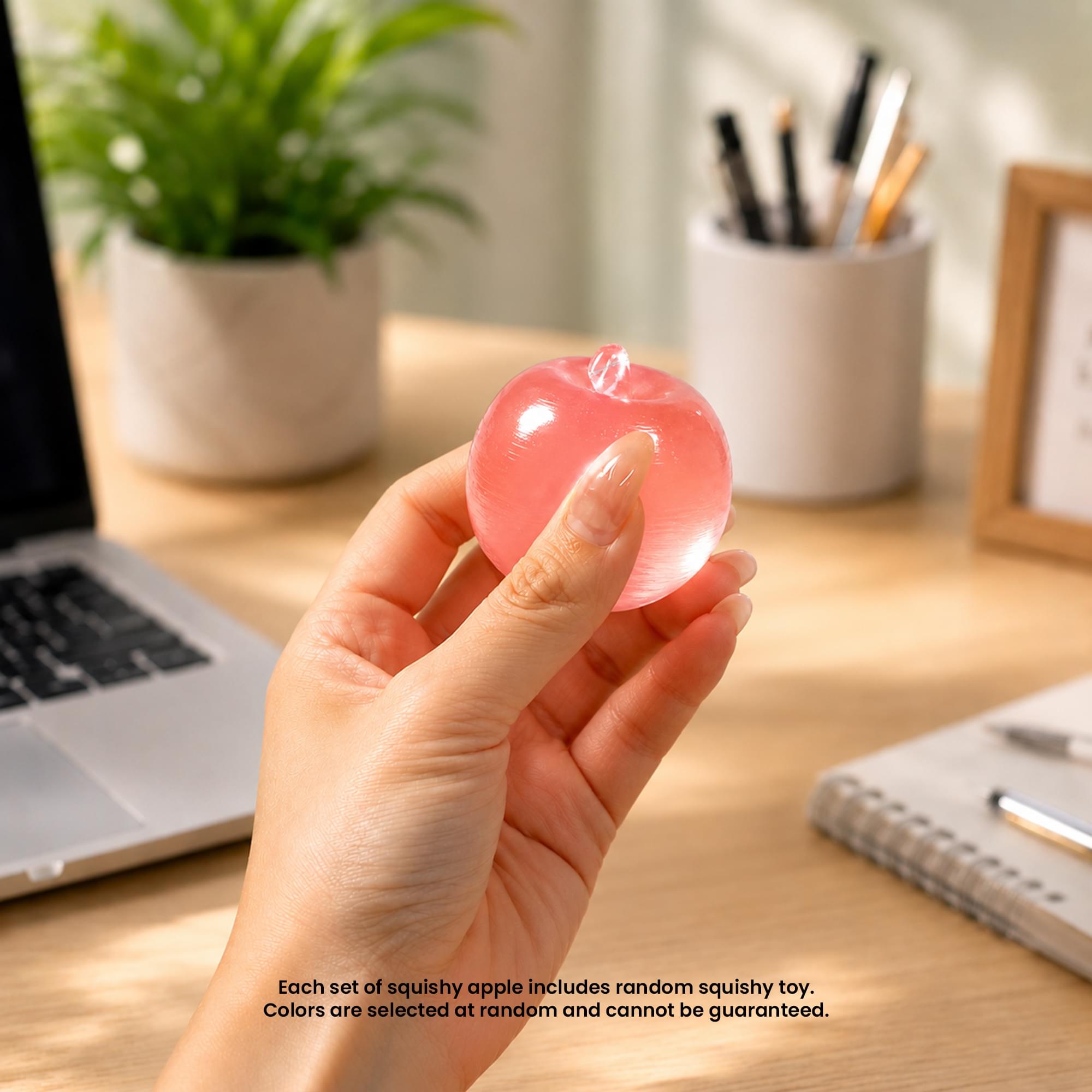 Apple Squishy 2-Inch Stress Relievers | Set Of 4