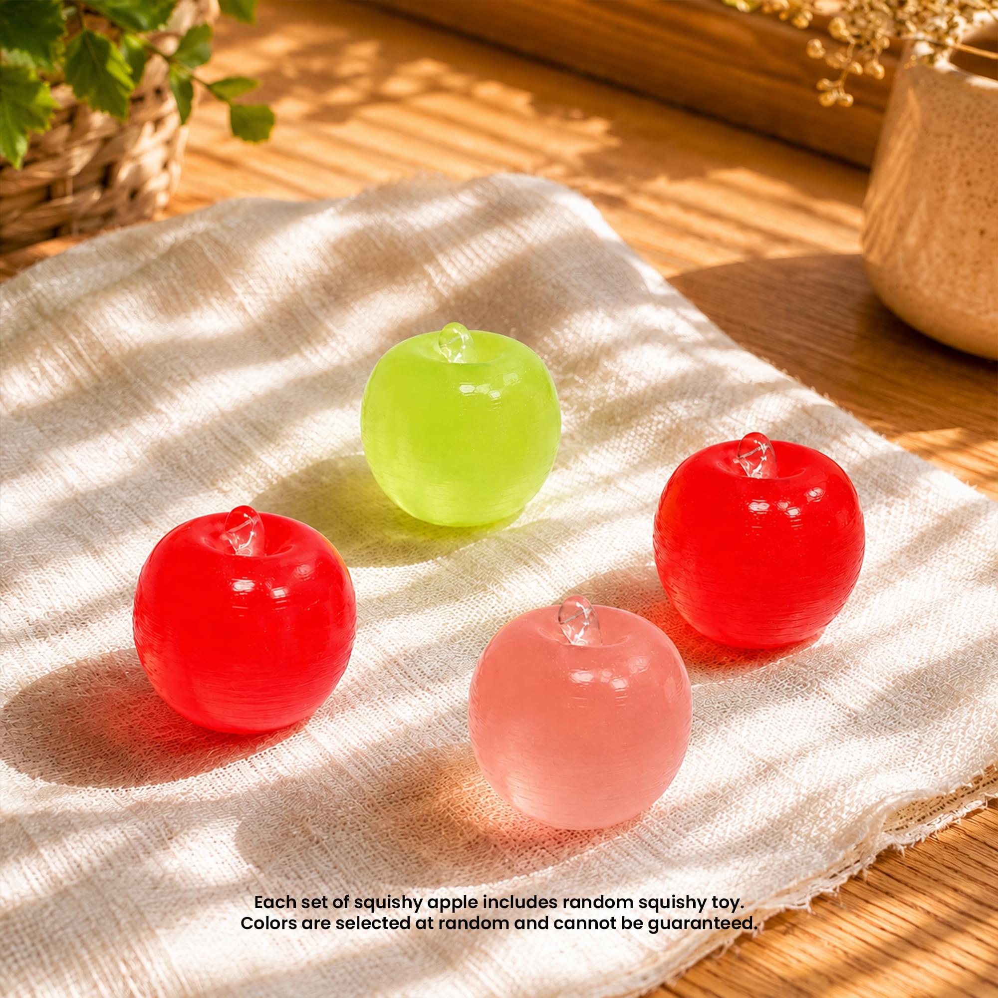 Apple Squishy 2-Inch Stress Relievers | Set Of 4