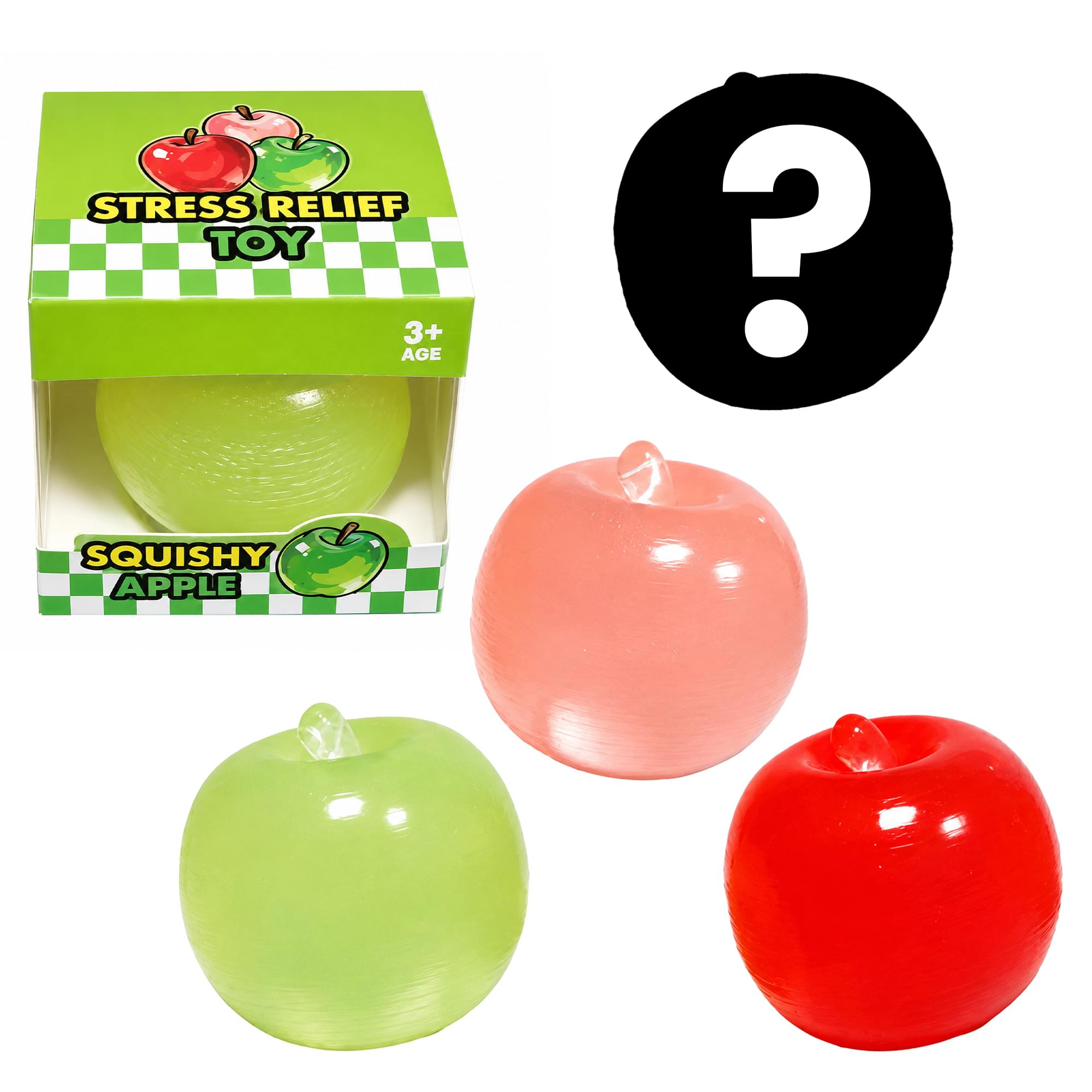 Apple 2-Inch Squishy Stress Reliever | Random Color