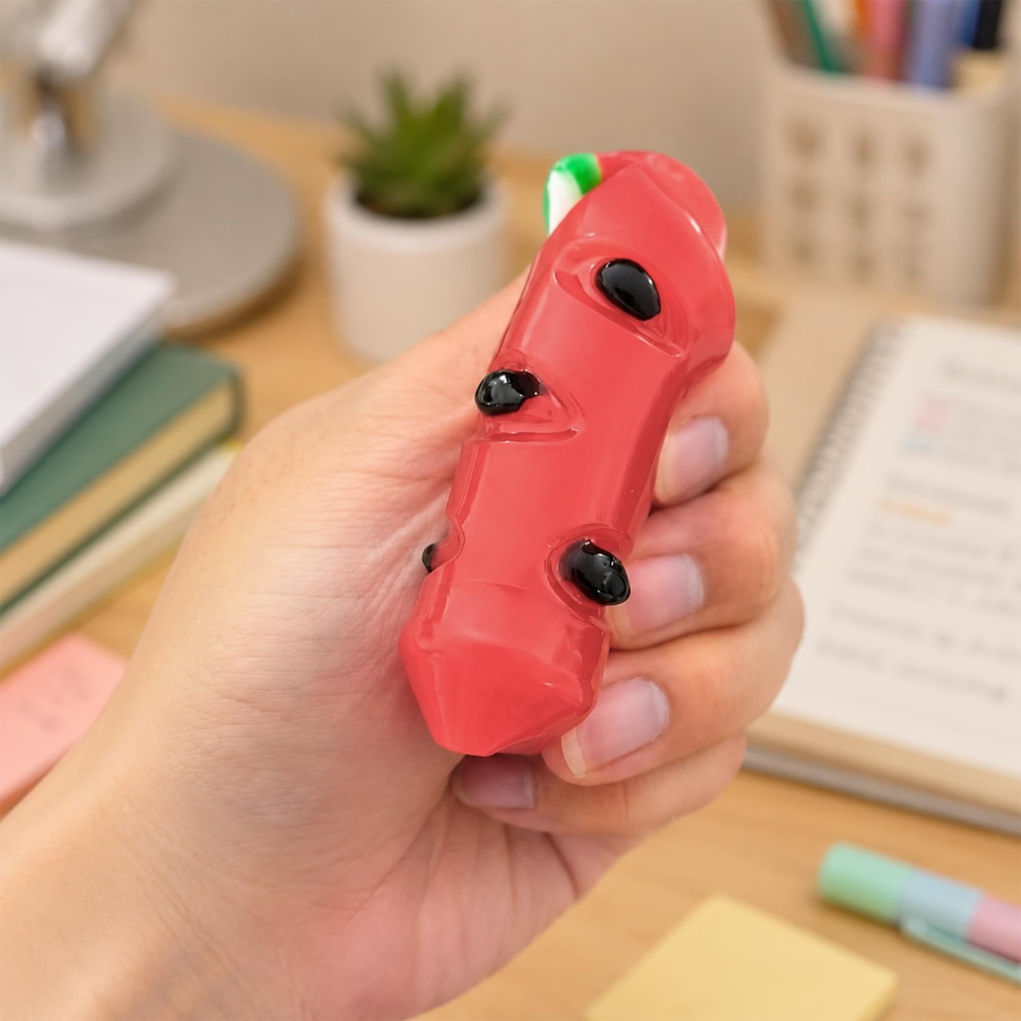 Watermelon Slice 3-Inch Squishy Stress Reliever