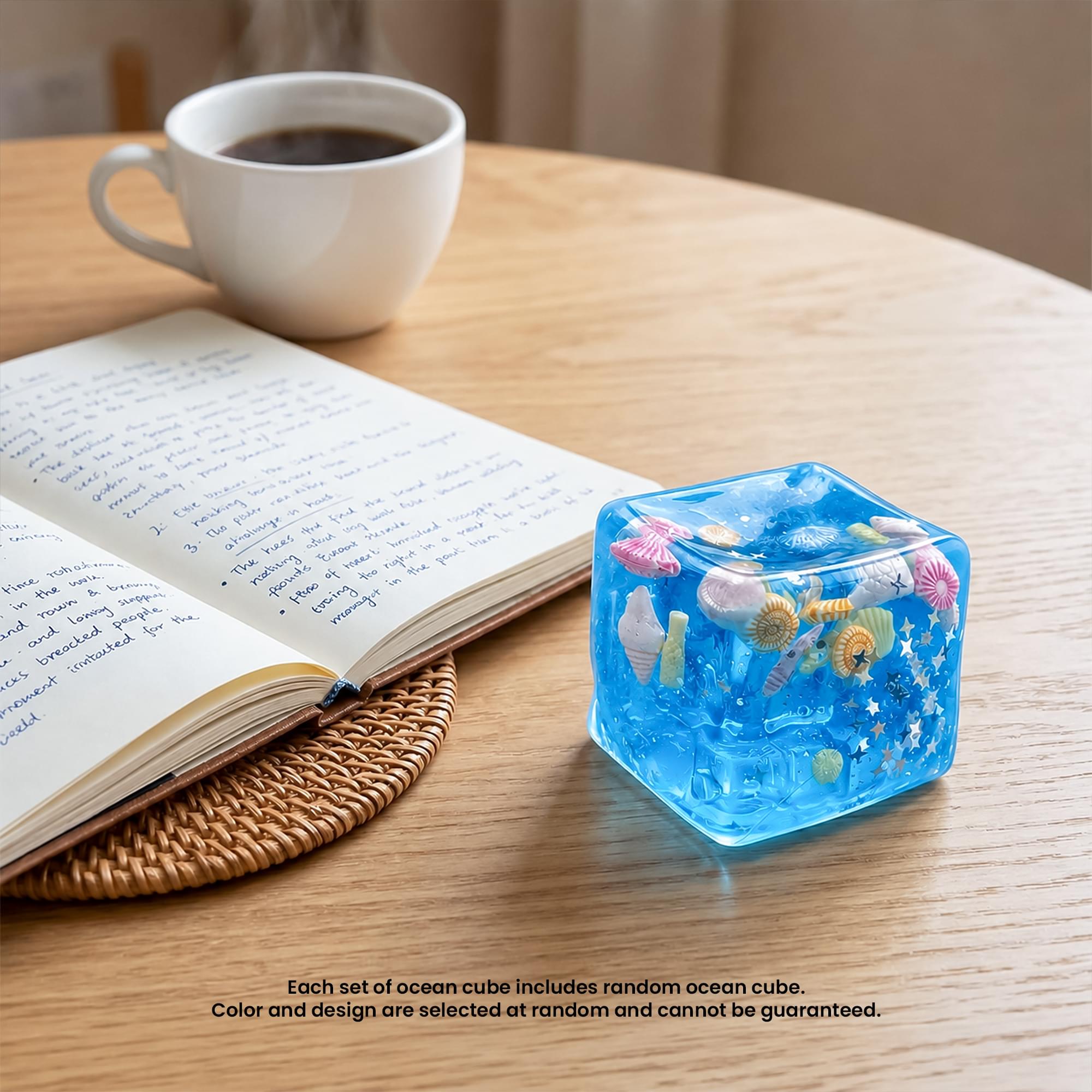 Squishy Ocean Cubes 2-Inch Stress Reliever | Random Set of 4
