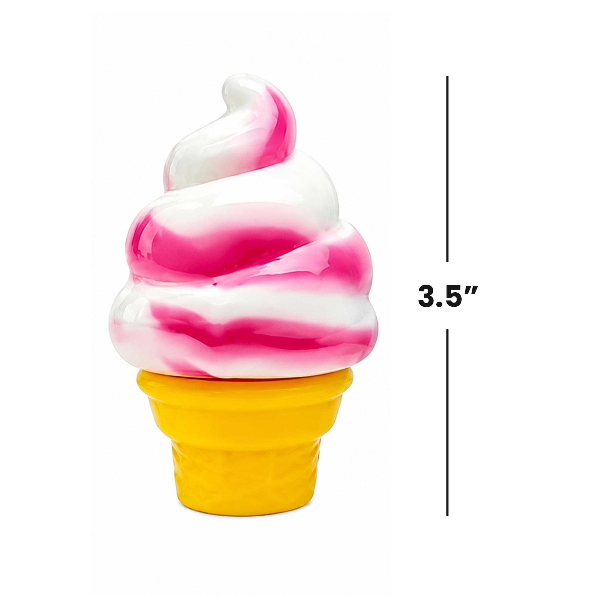 Swirl Ice Cream Cone 3-Inch Squishy Stress Relievers | Set Of 3
