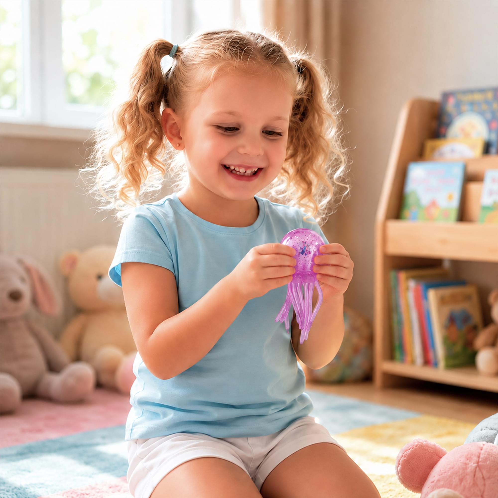 Squishy Jellyfish 3.5-Inch Stress Reliever | Set of 3