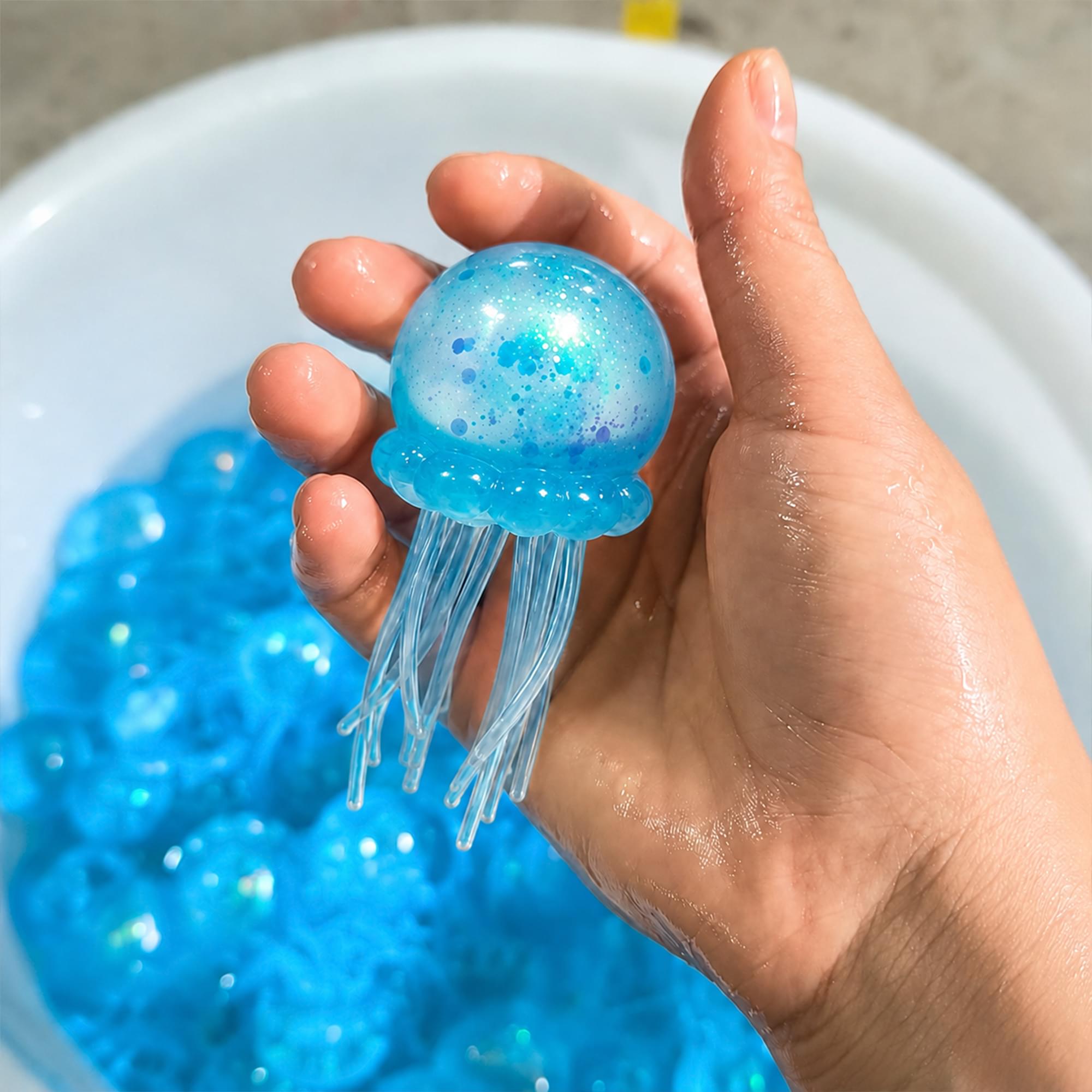 Squishy Jellyfish 3.5-Inch Stress Reliever | Set of 3