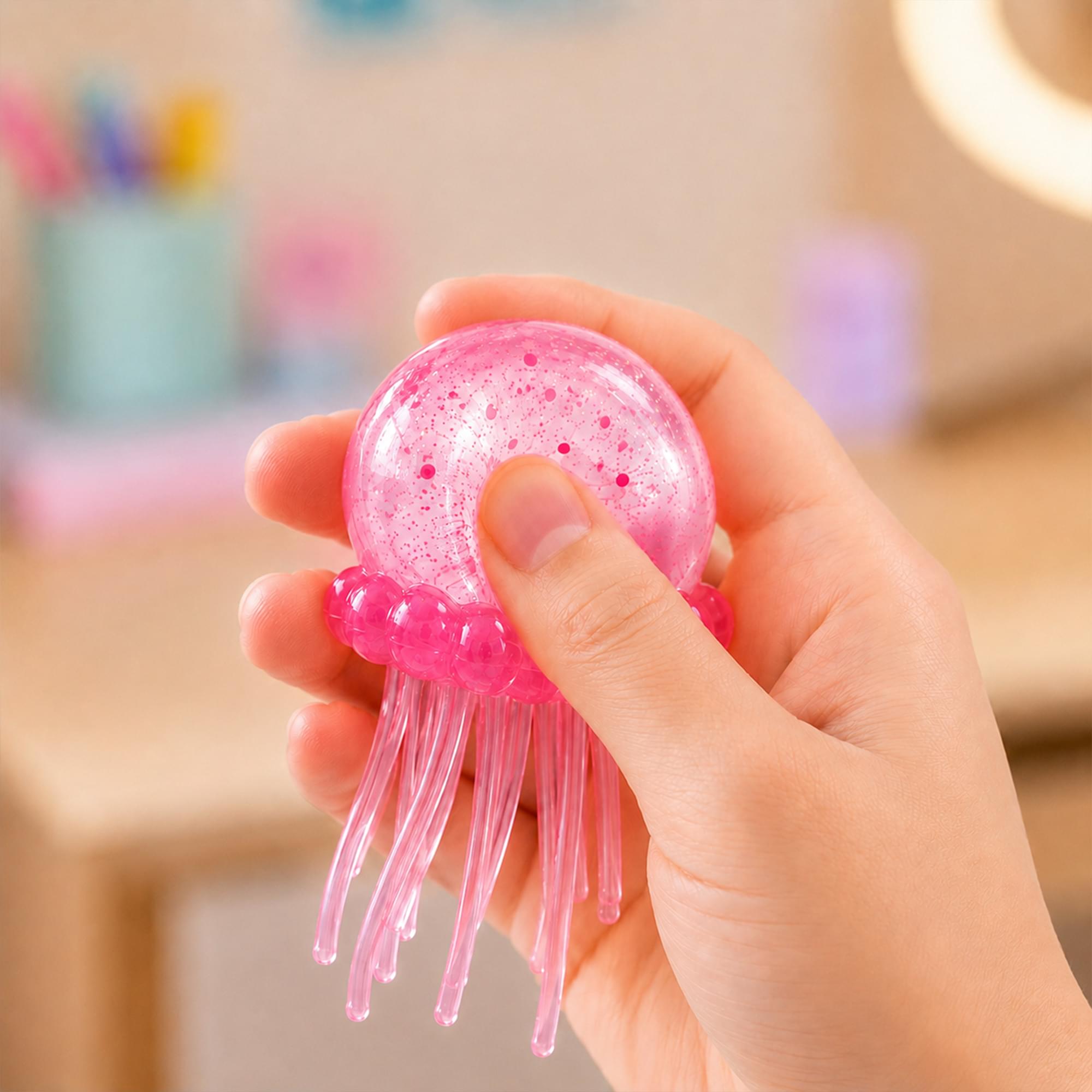 Squishy Jellyfish 3.5-Inch Stress Reliever | Set of 3