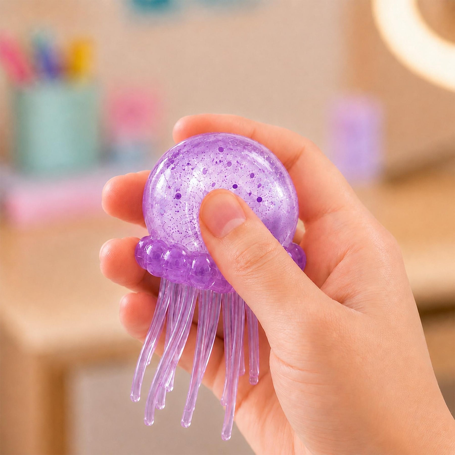 Squishy Jellyfish 3.5-Inch Stress Reliever | Purple