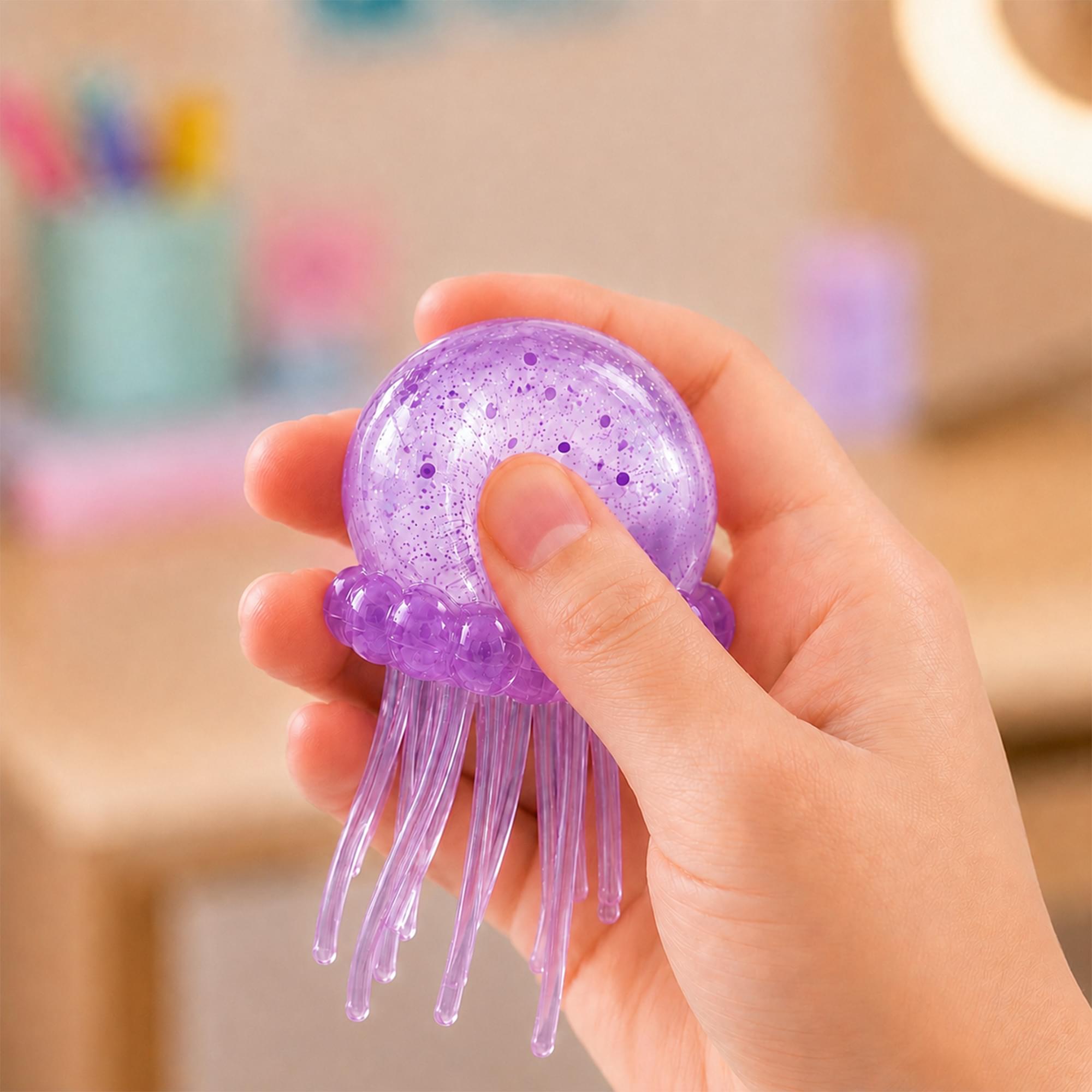 Squishy Jellyfish 3.5-Inch Stress Reliever | Purple