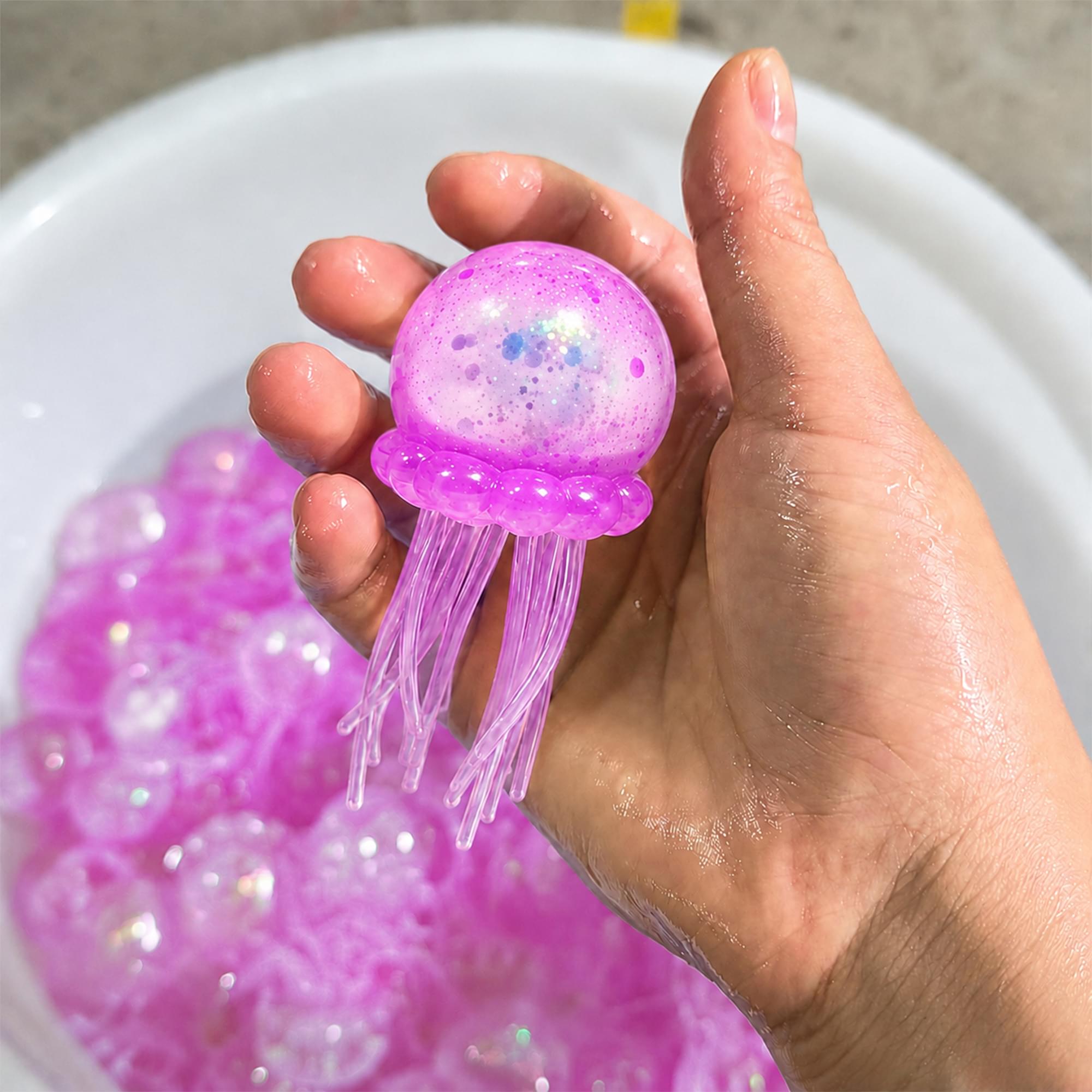Squishy Jellyfish 3.5-Inch Stress Reliever | Purple