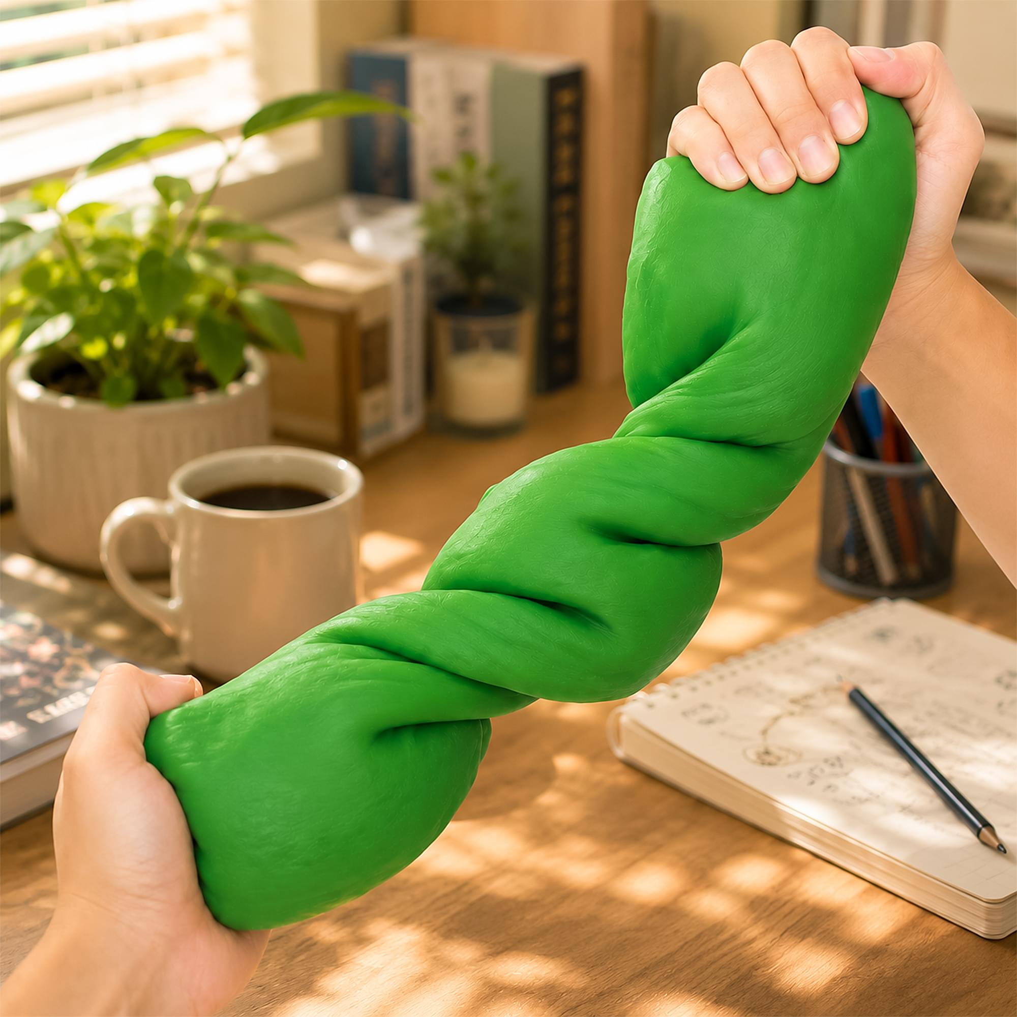 Pickle Jumbo Squishy 12-Inch Stress Reliever