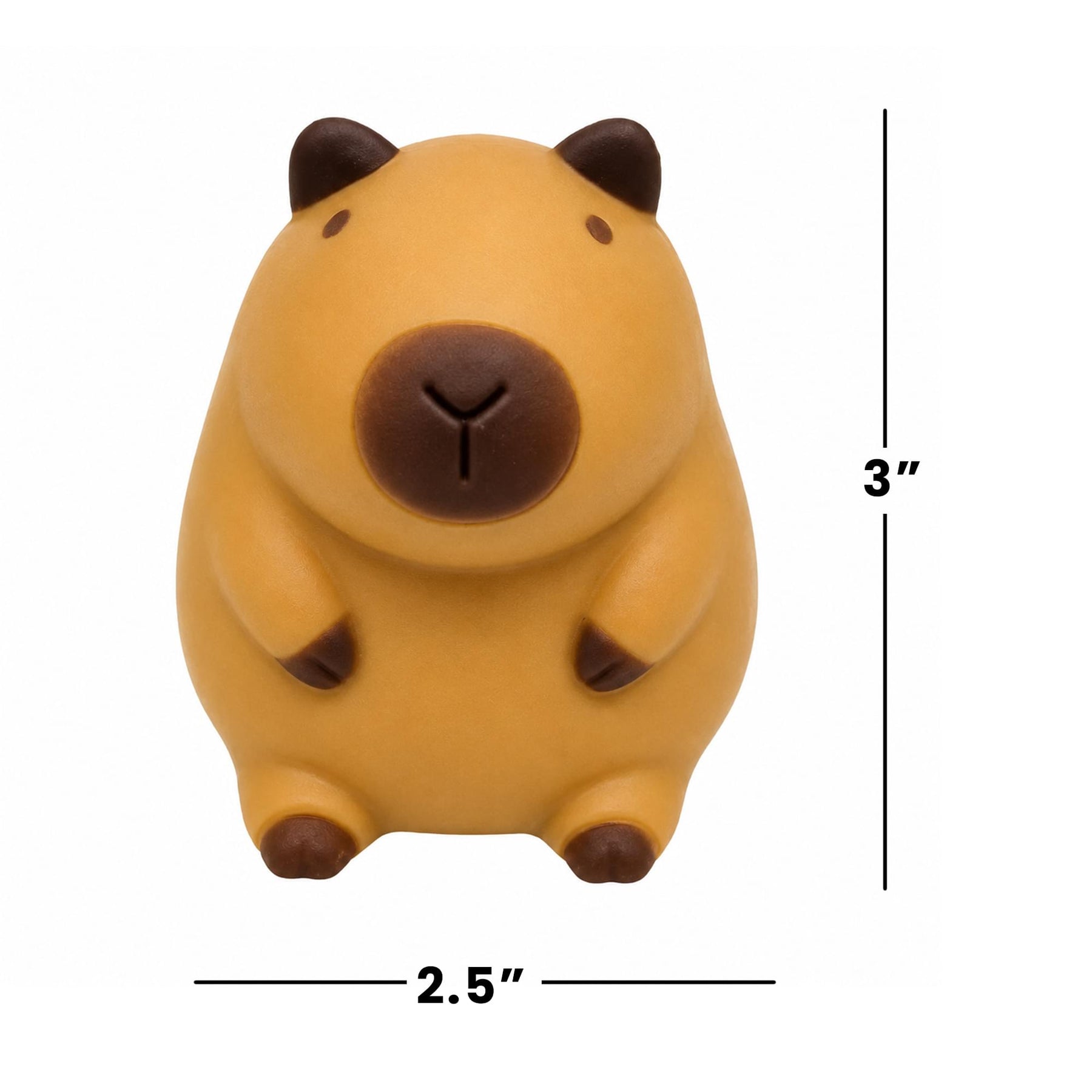 Capybara 3-Inch Squishy Stress Reliever