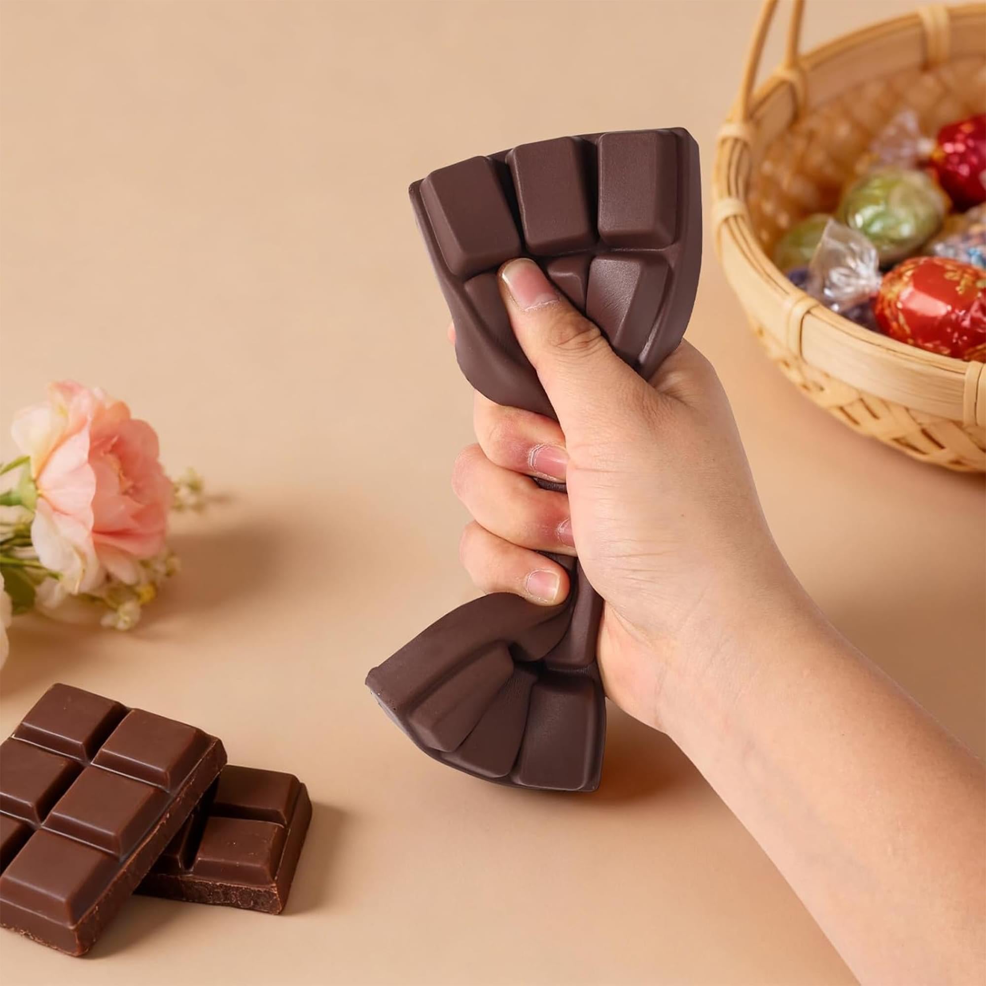 Chocolate Bar 6-Inch Squishy Stress Relievers | Set Of 3