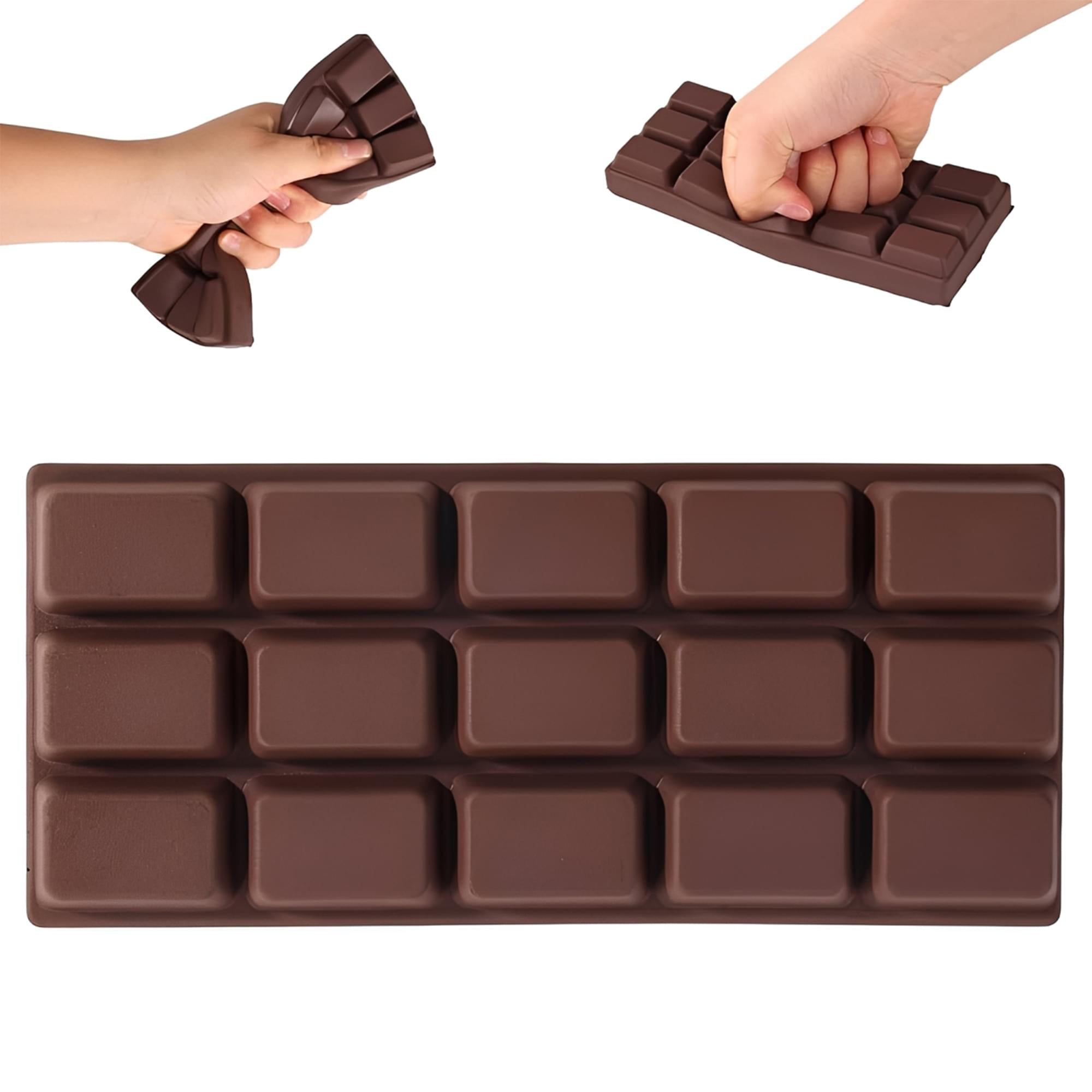 Chocolate Bar 6-Inch Squishy Stress Reliever