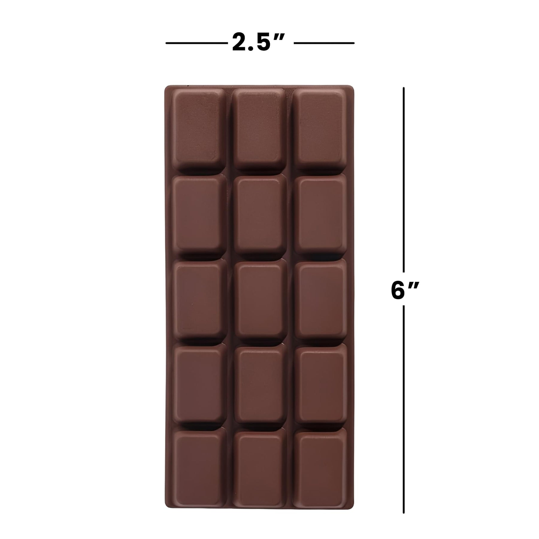 Chocolate Bar 6-Inch Squishy Stress Reliever