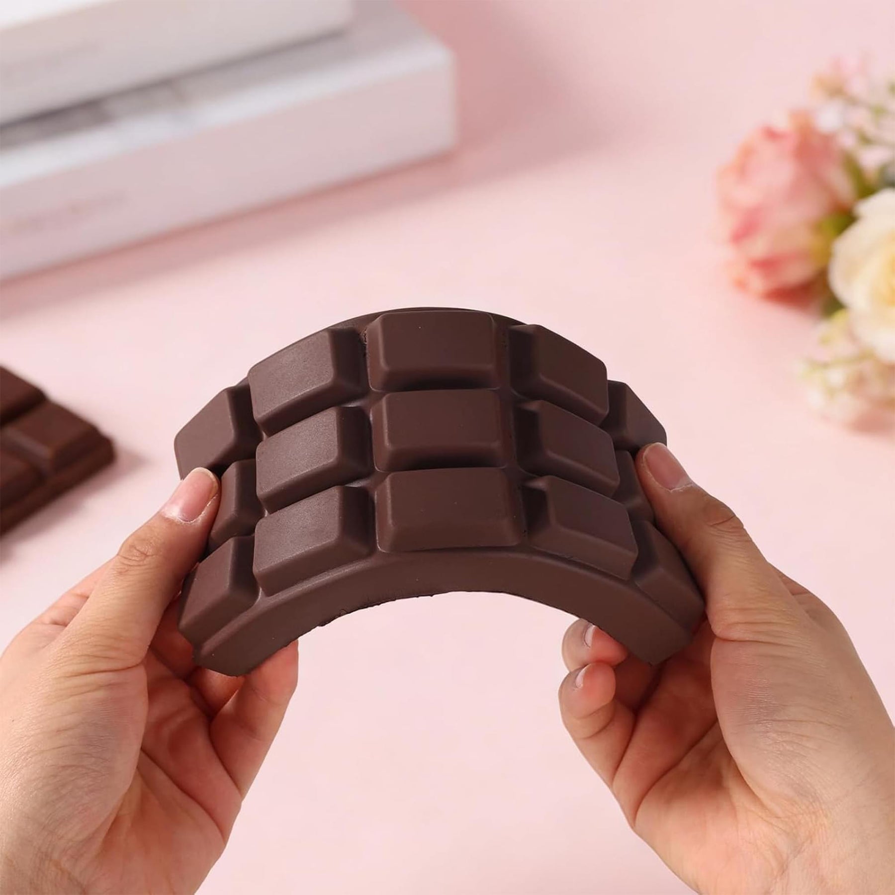 Chocolate Bar 6-Inch Squishy Stress Reliever
