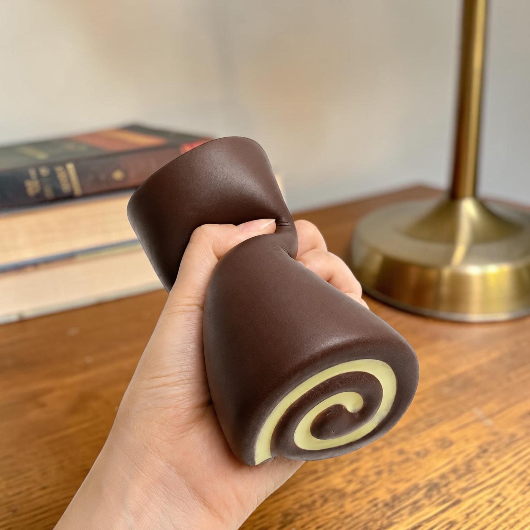 Chocolate Roll 5-Inch Squishy Stress Reliever