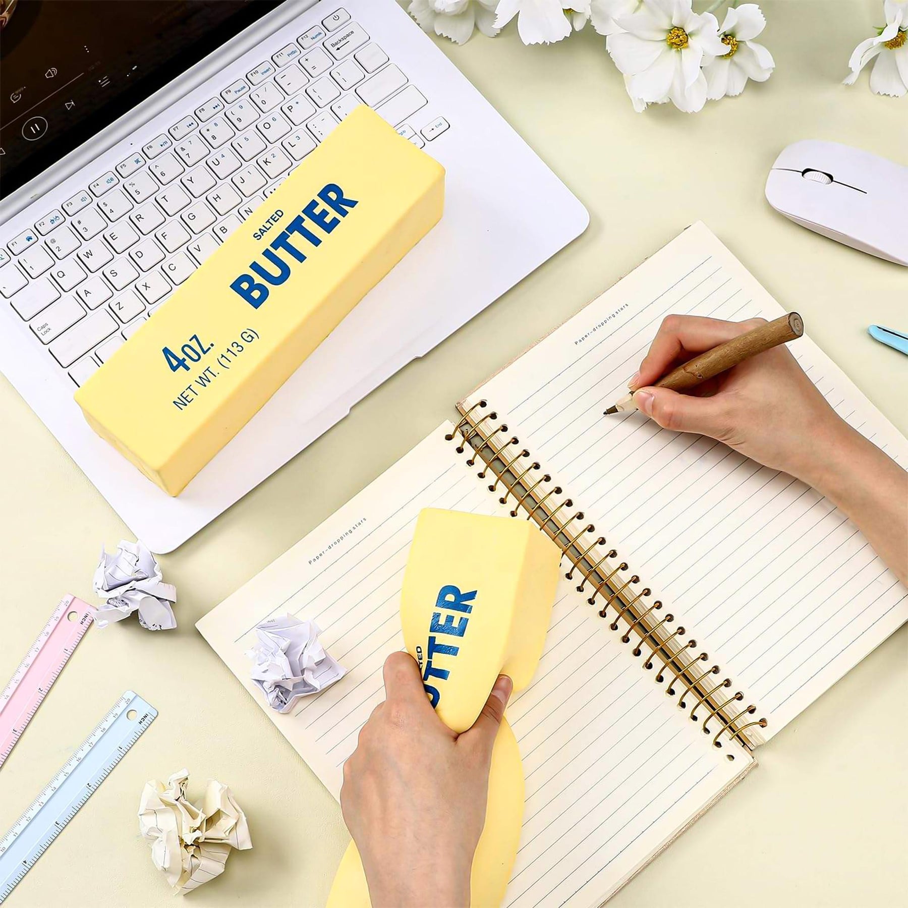Butter Squishy Jumbo 9-Inch Stress Reliever | Set Of 2