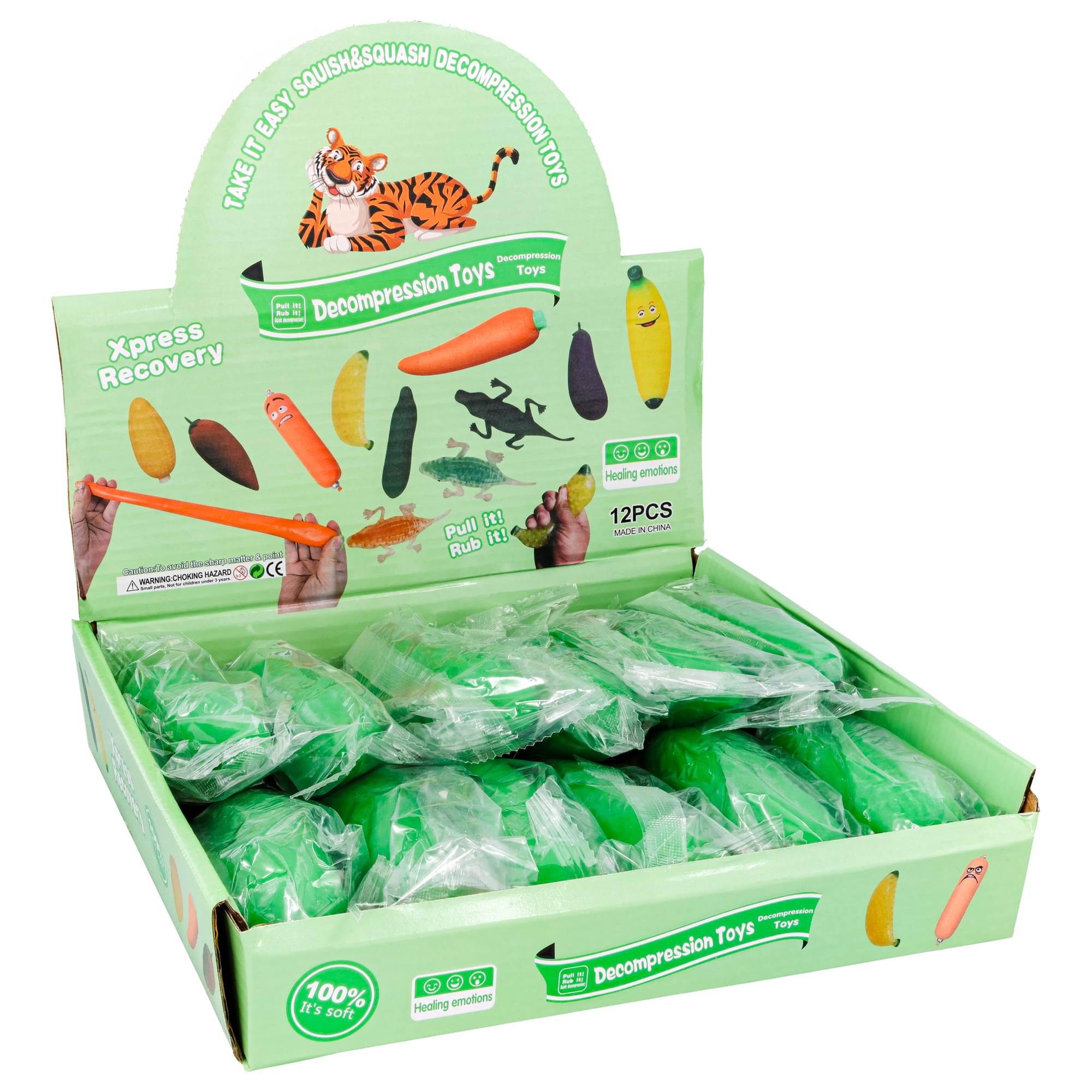 Pickle  Squishy 11-Inch Stress Reliever | Set Of 4