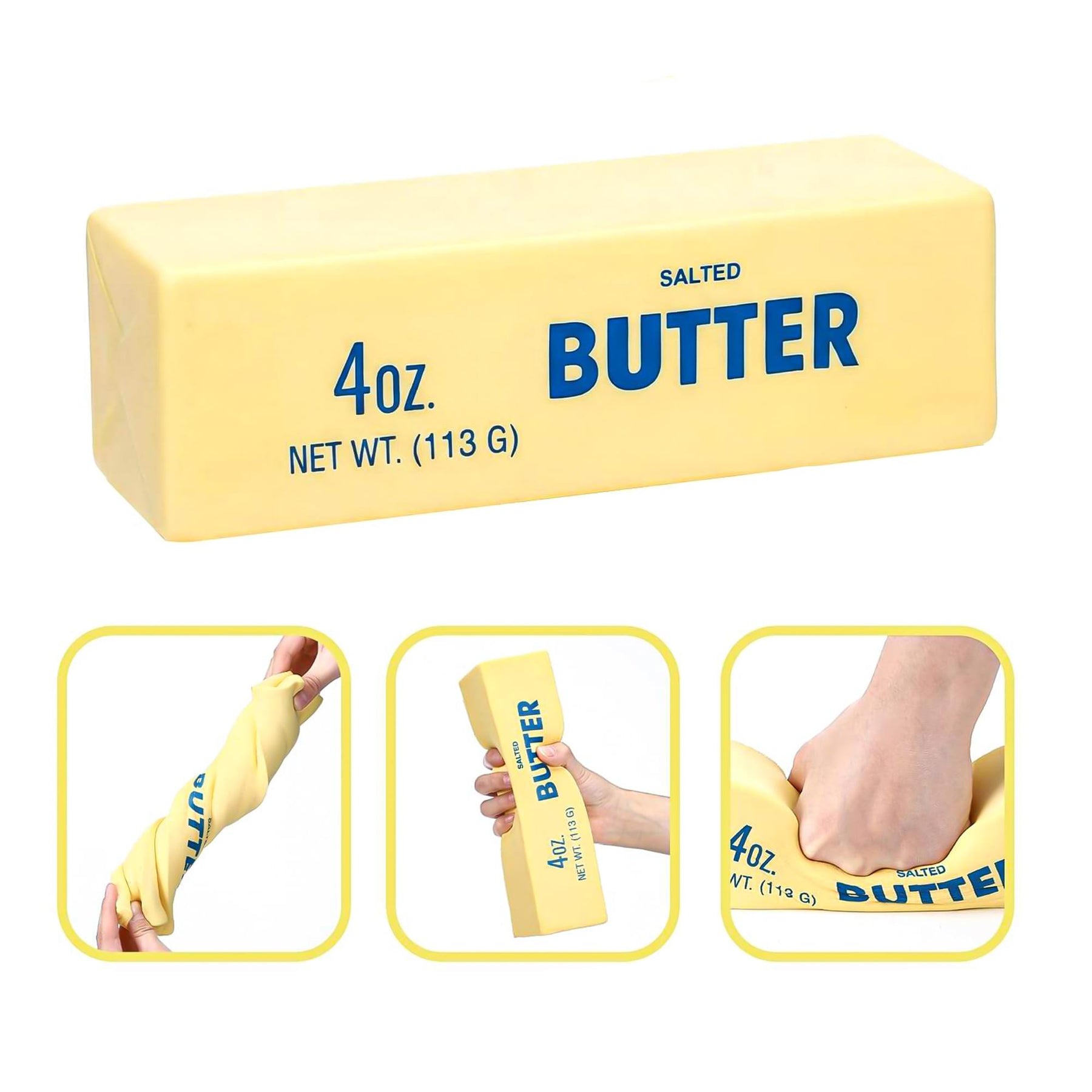 Butter Squishy 5-Inch Stress Reliever | Set Of 2