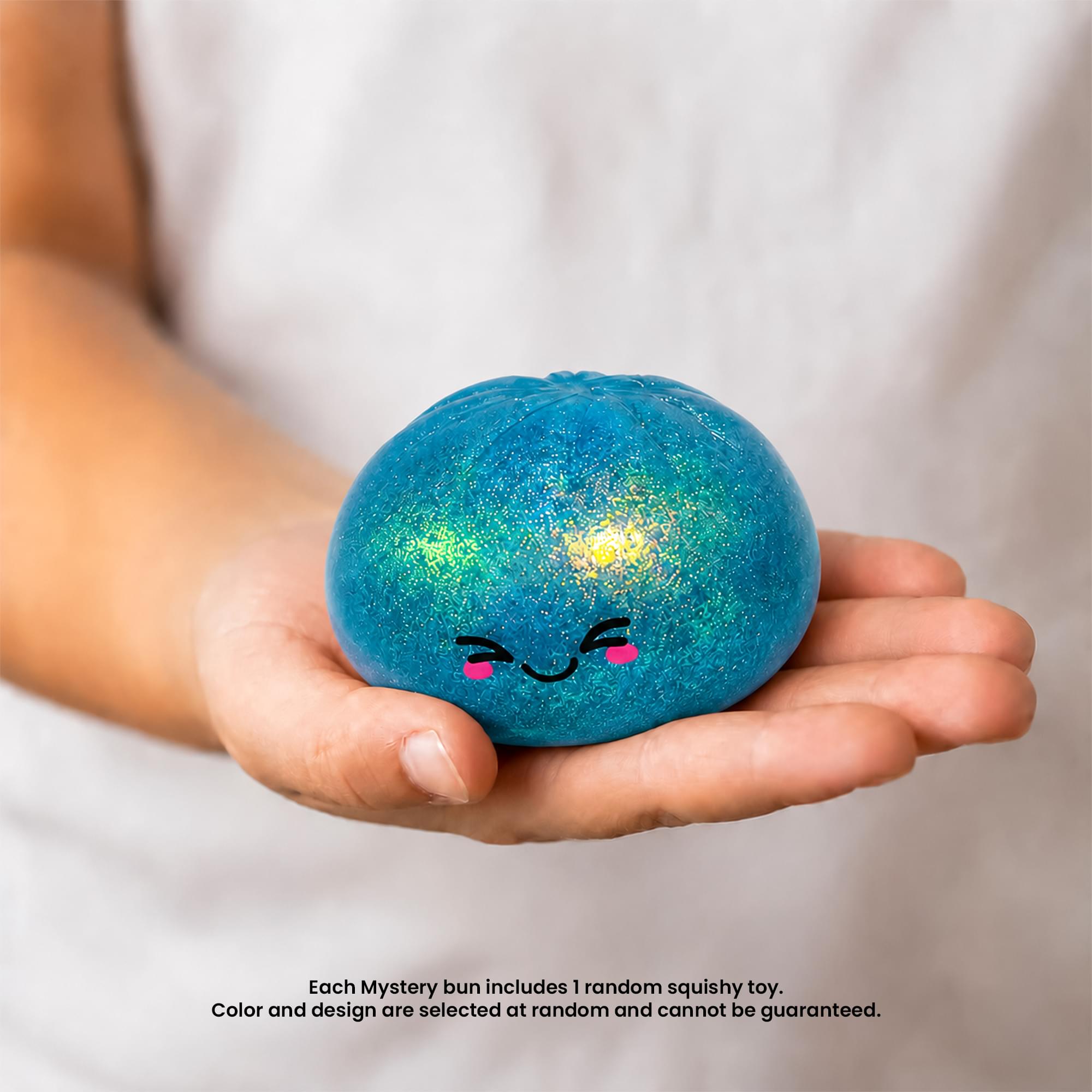 Glitter Puka Buns 3.5-Inch Mystery Pack Squishy | Random Set Of 4
