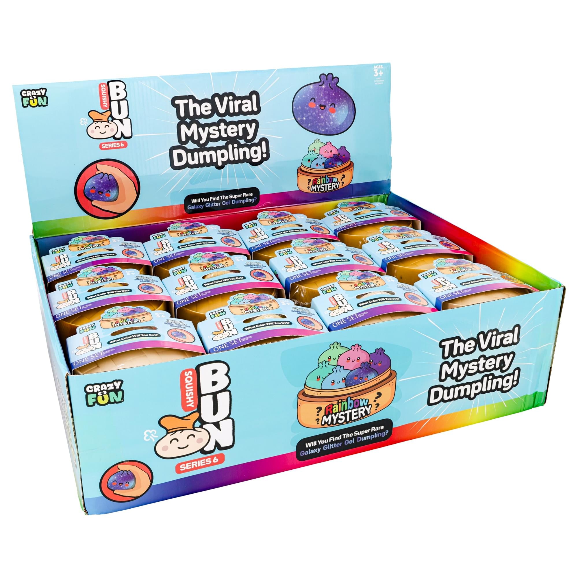 Rainbow Dumplings 3.5-Inch Mystery Pack Squishy | 1 Random