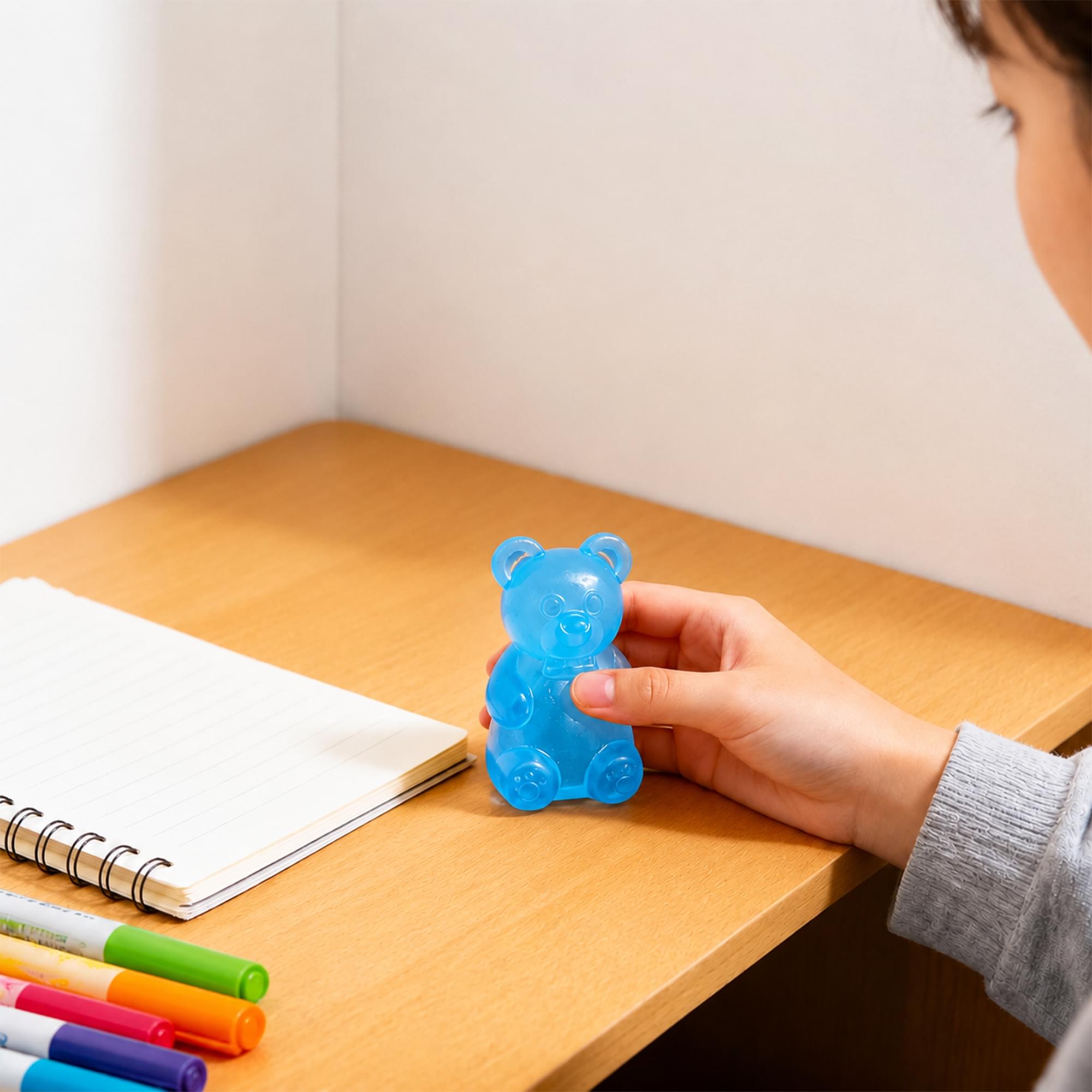 Bear 3-Inch Squishy Stress Reliever | Blue