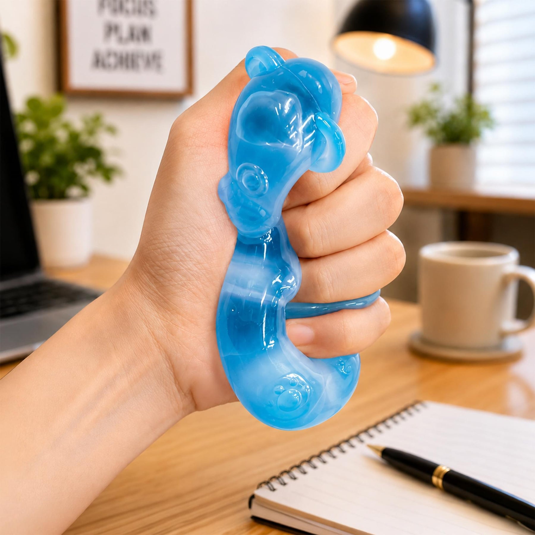 Bear 3-Inch Squishy Stress Reliever | Blue
