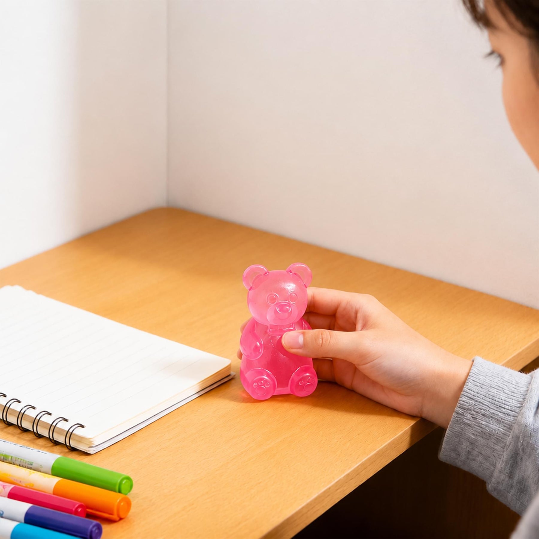 Bear 3-Inch Squishy Stress Reliever | Pink