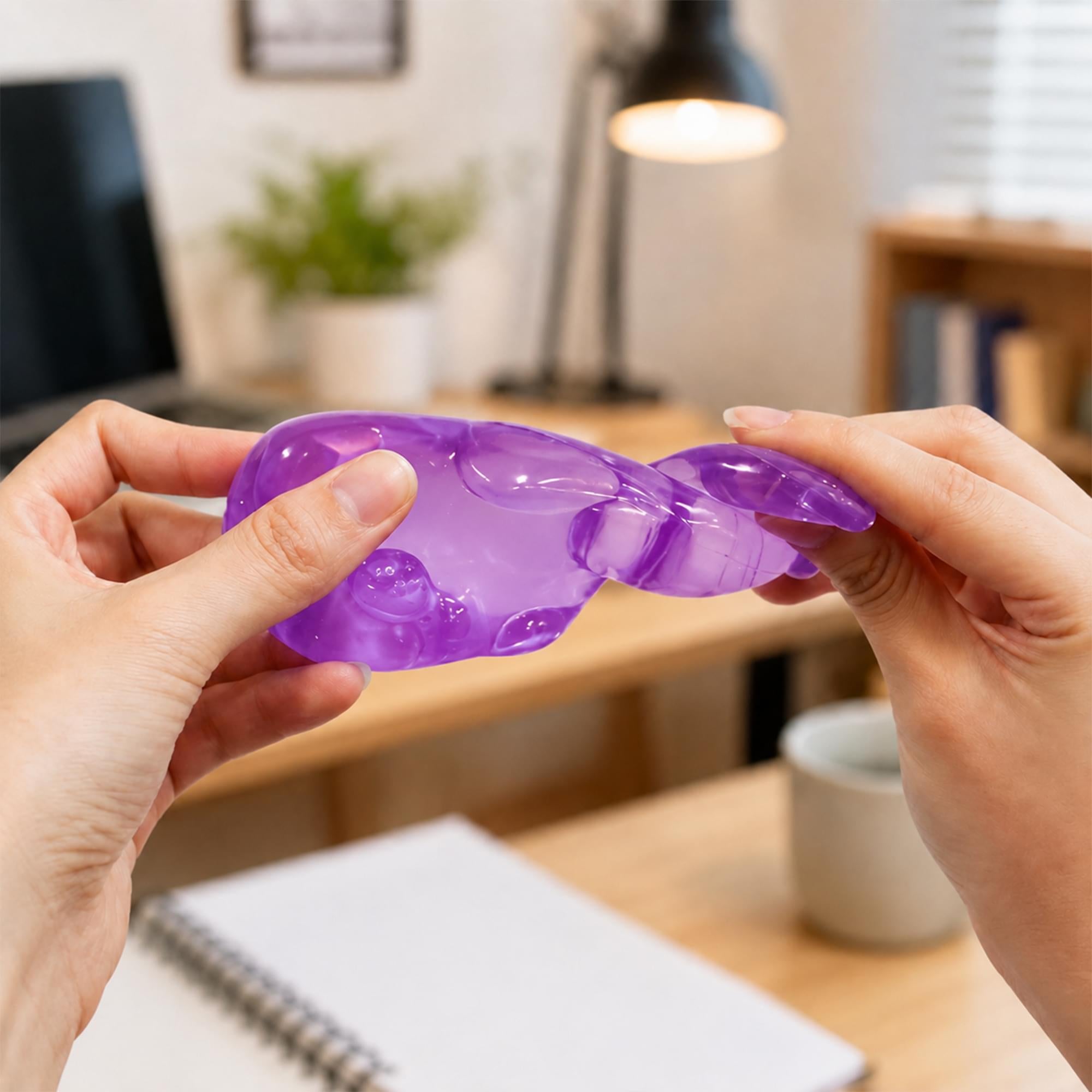 Bear 3-Inch Squishy Stress Reliever | Purple