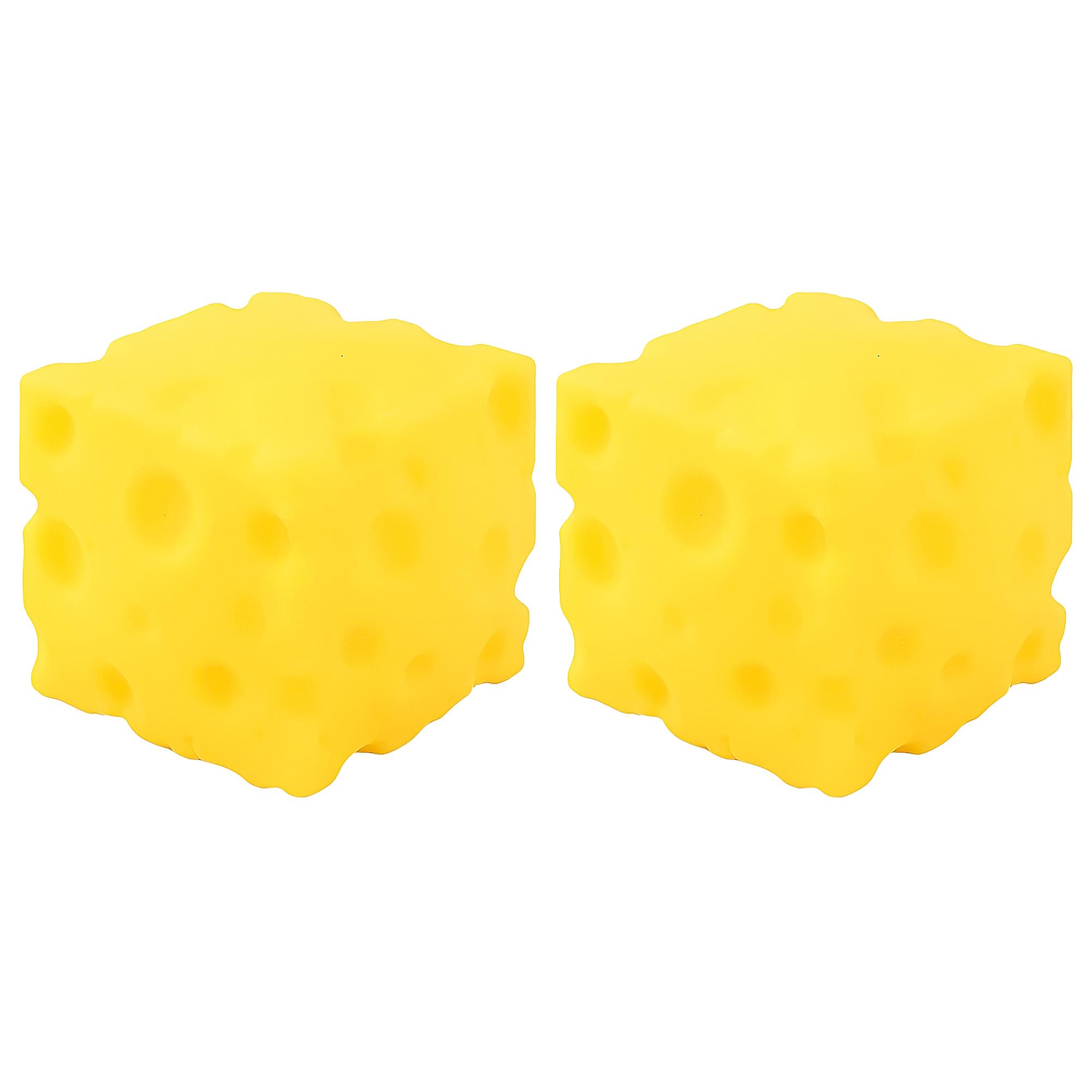 Cheese Squishy 4-Inch Stress Reliever | Random Set Of 2