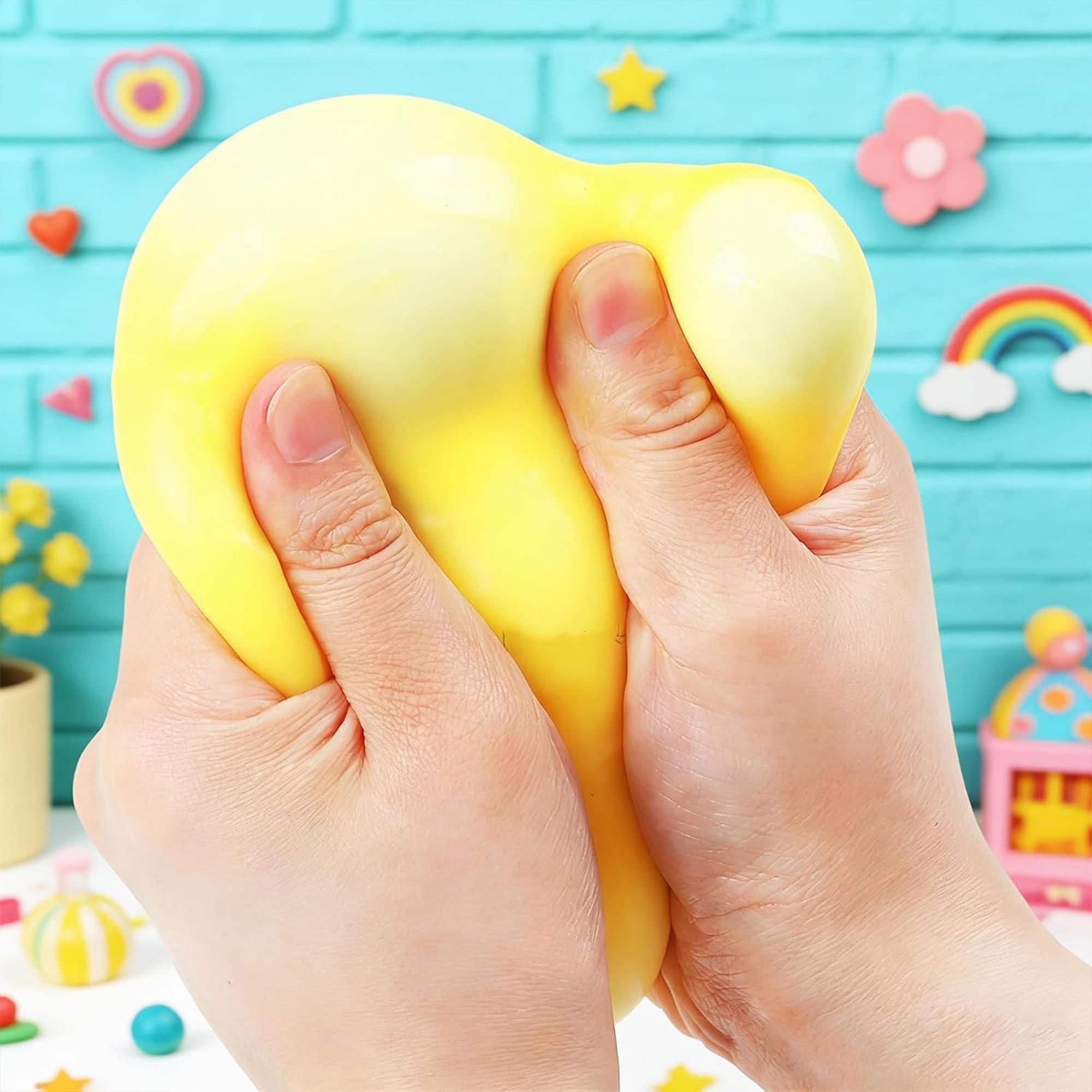 Swiss Cheese Squishy 4-Inch Stress Reliever