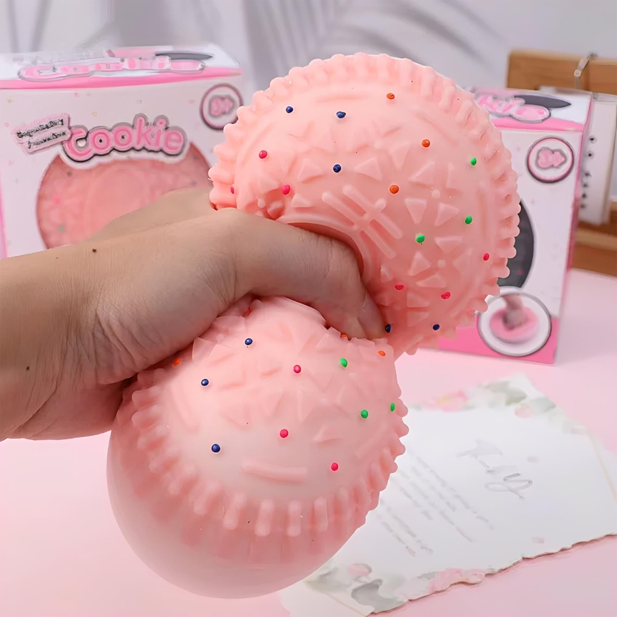 Jumbo Cookie 5-Inch Squishy Stress Relievers | Set Of 2
