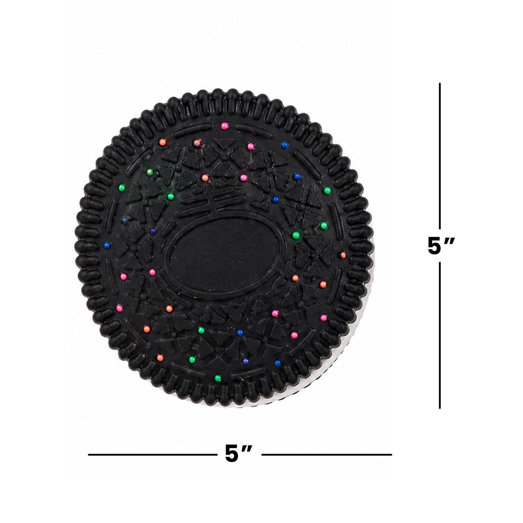 Jumbo Cookie 5-Inch Squishy Stress Reliever | Brown