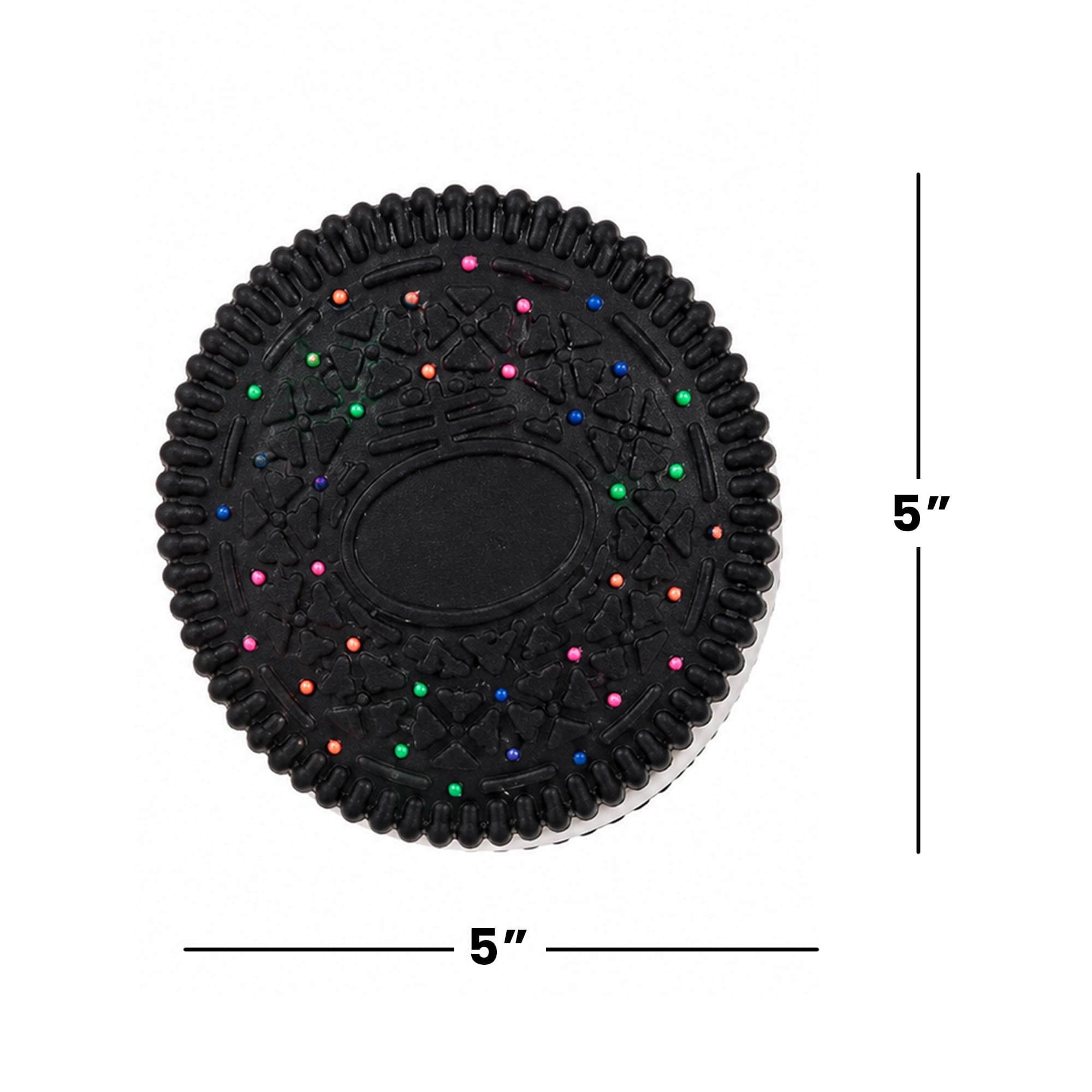 Jumbo Cookie 5-Inch Squishy Stress Reliever | Brown
